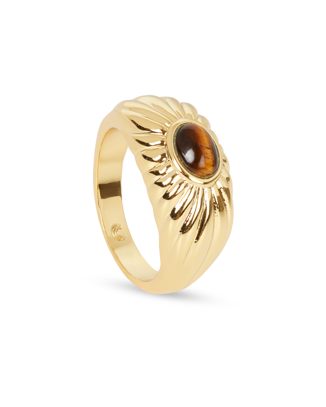 Anillo Ojo De Tigre Diana