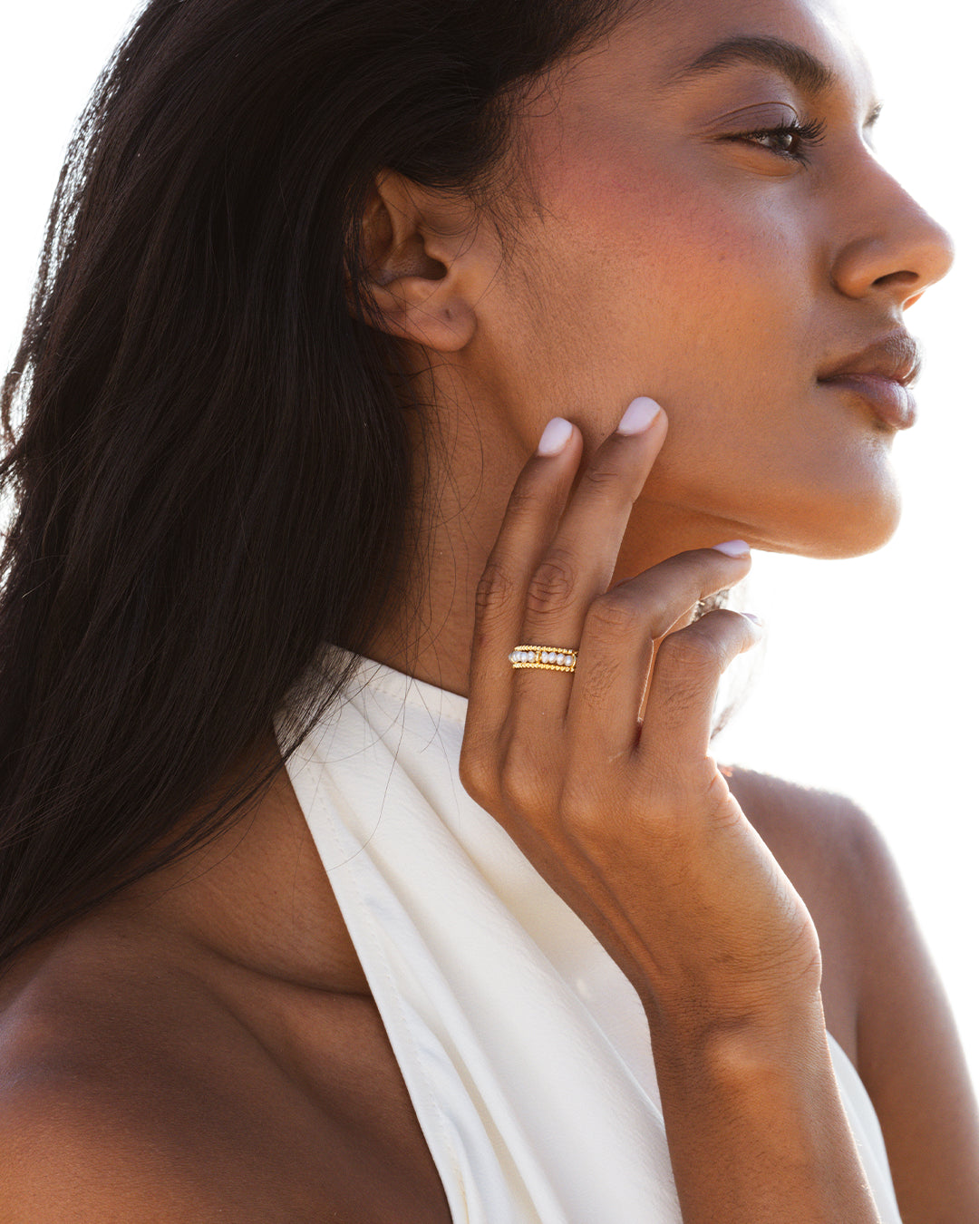 Anillo Perlas Shana