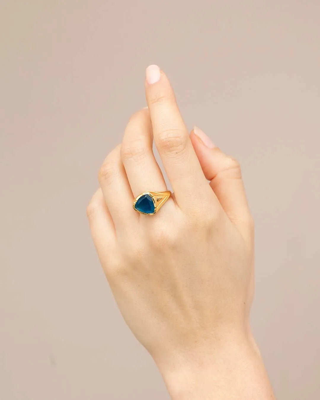 Anillo Jade Azul Marea