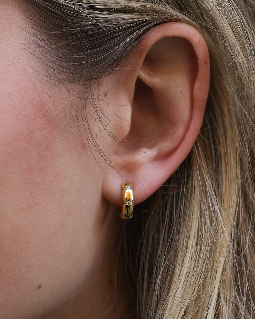 Mist Small Hoops