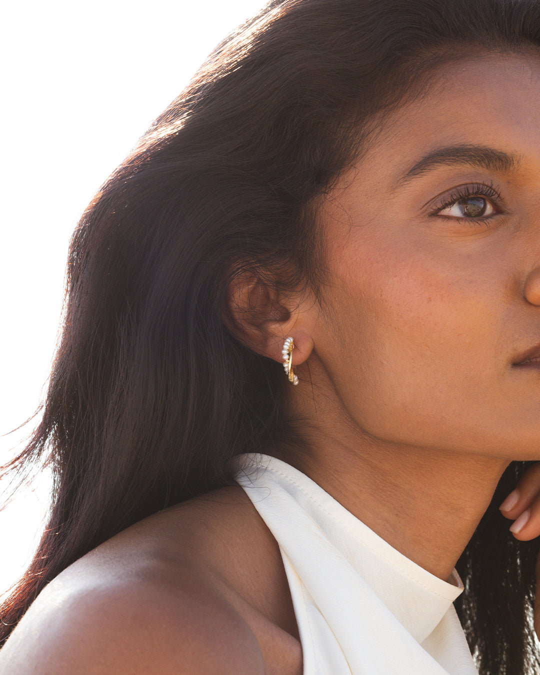 Shana Pearl Earrings