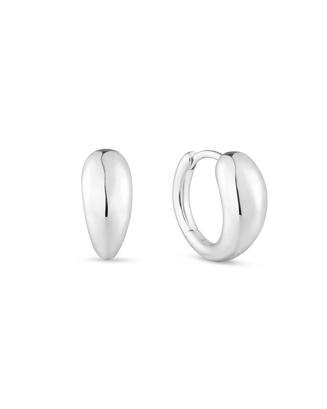 Silver Lacrima Earrings