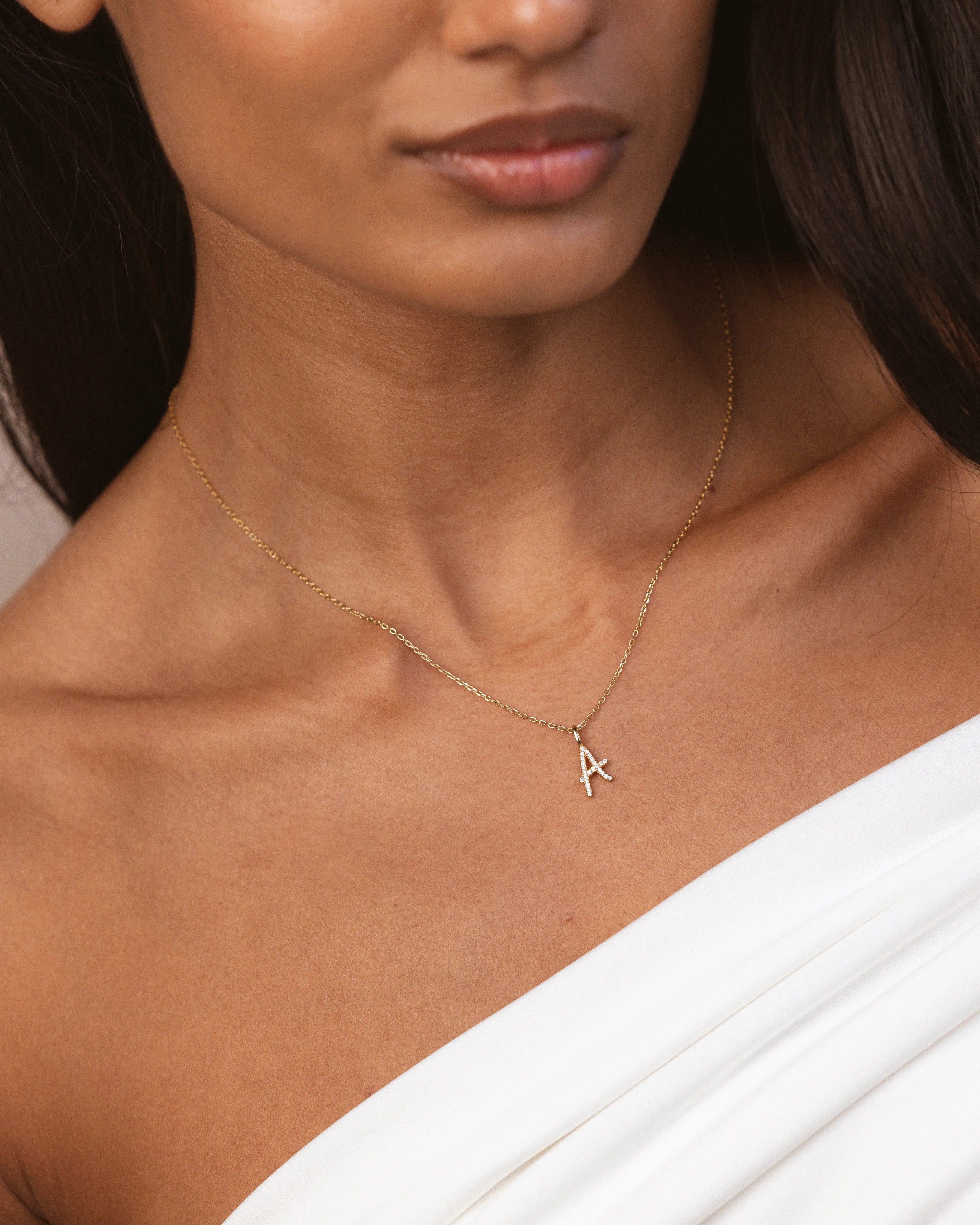 Letter A Necklace