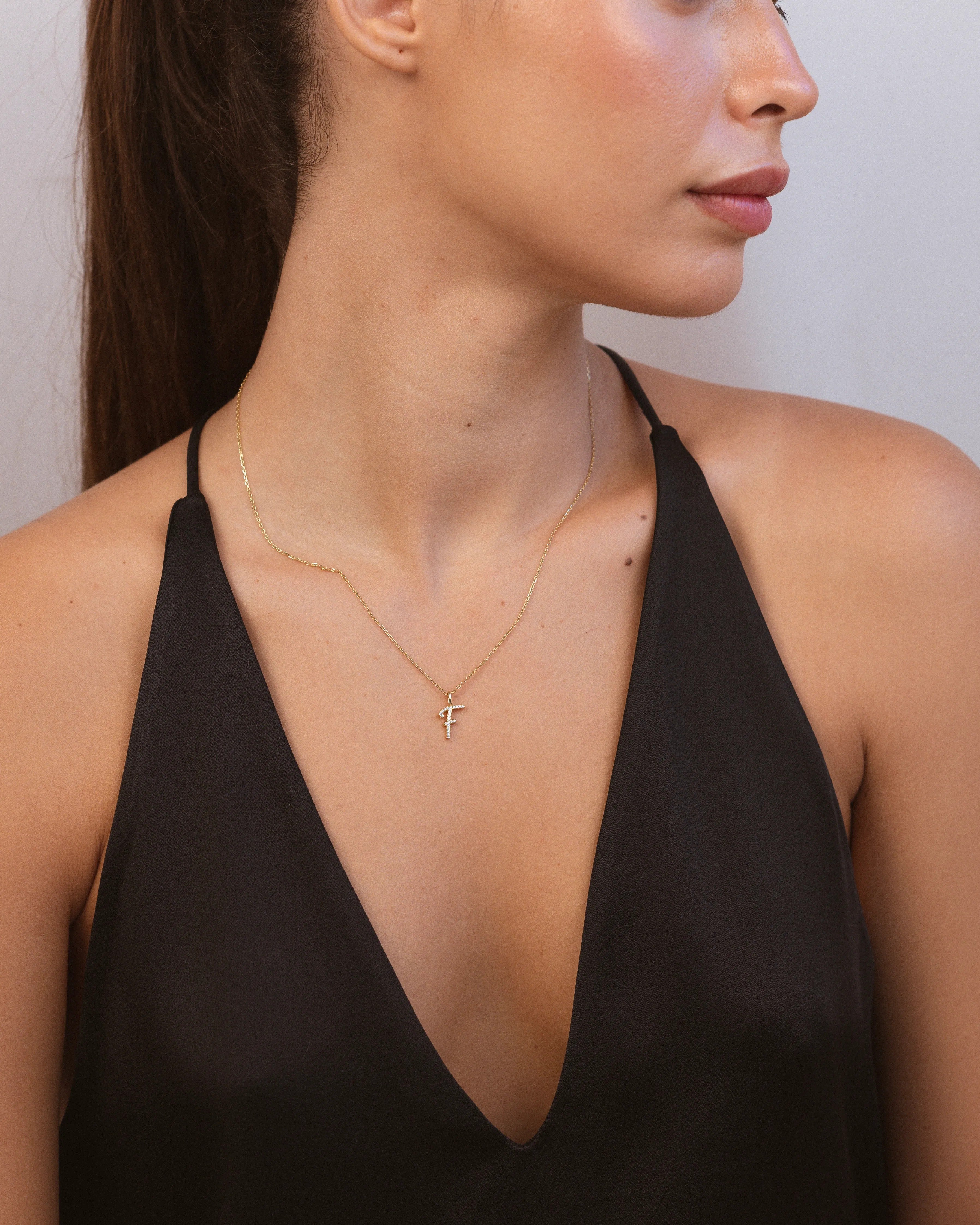 Letter F Necklace