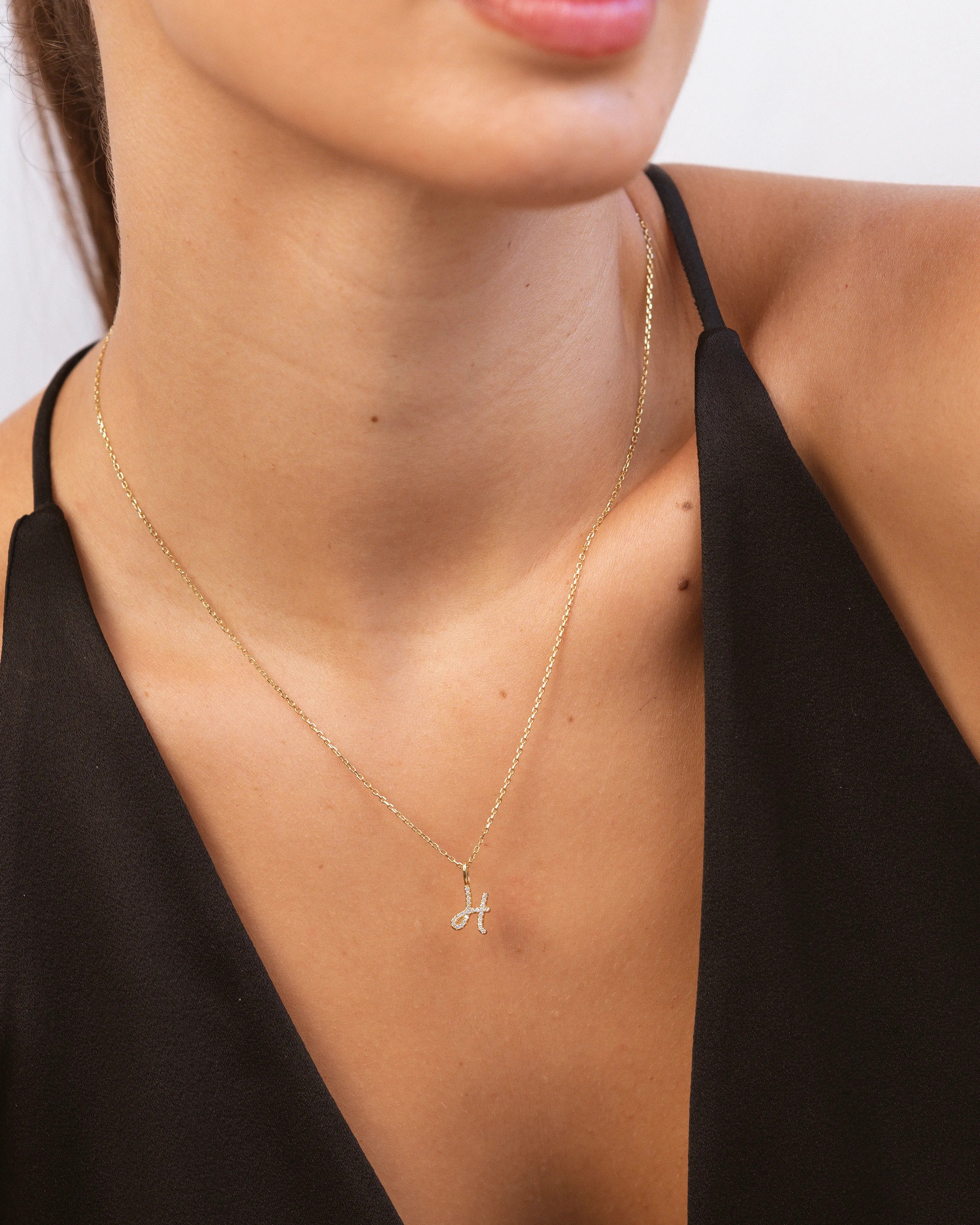 Letter H Necklace