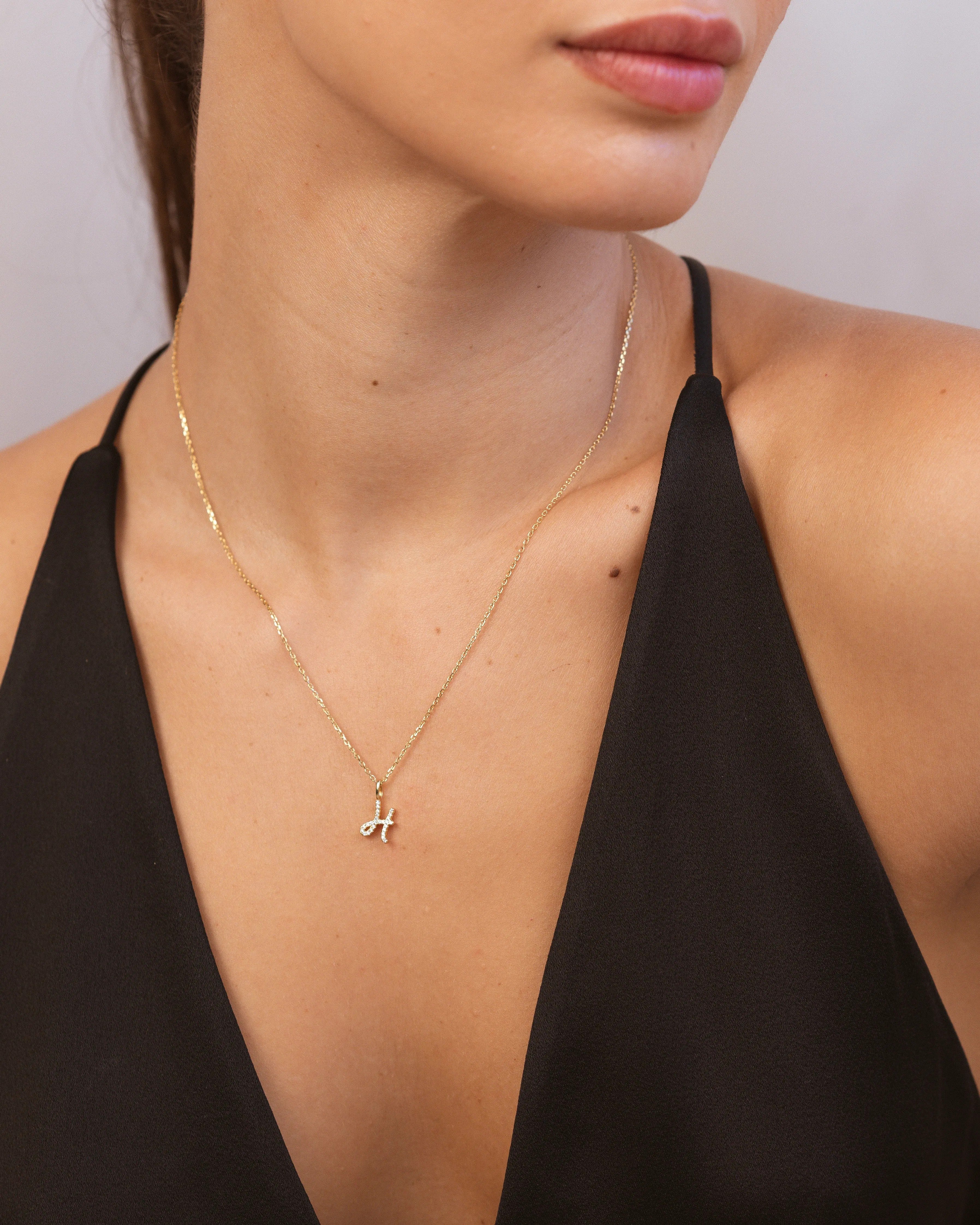 Letter H Necklace