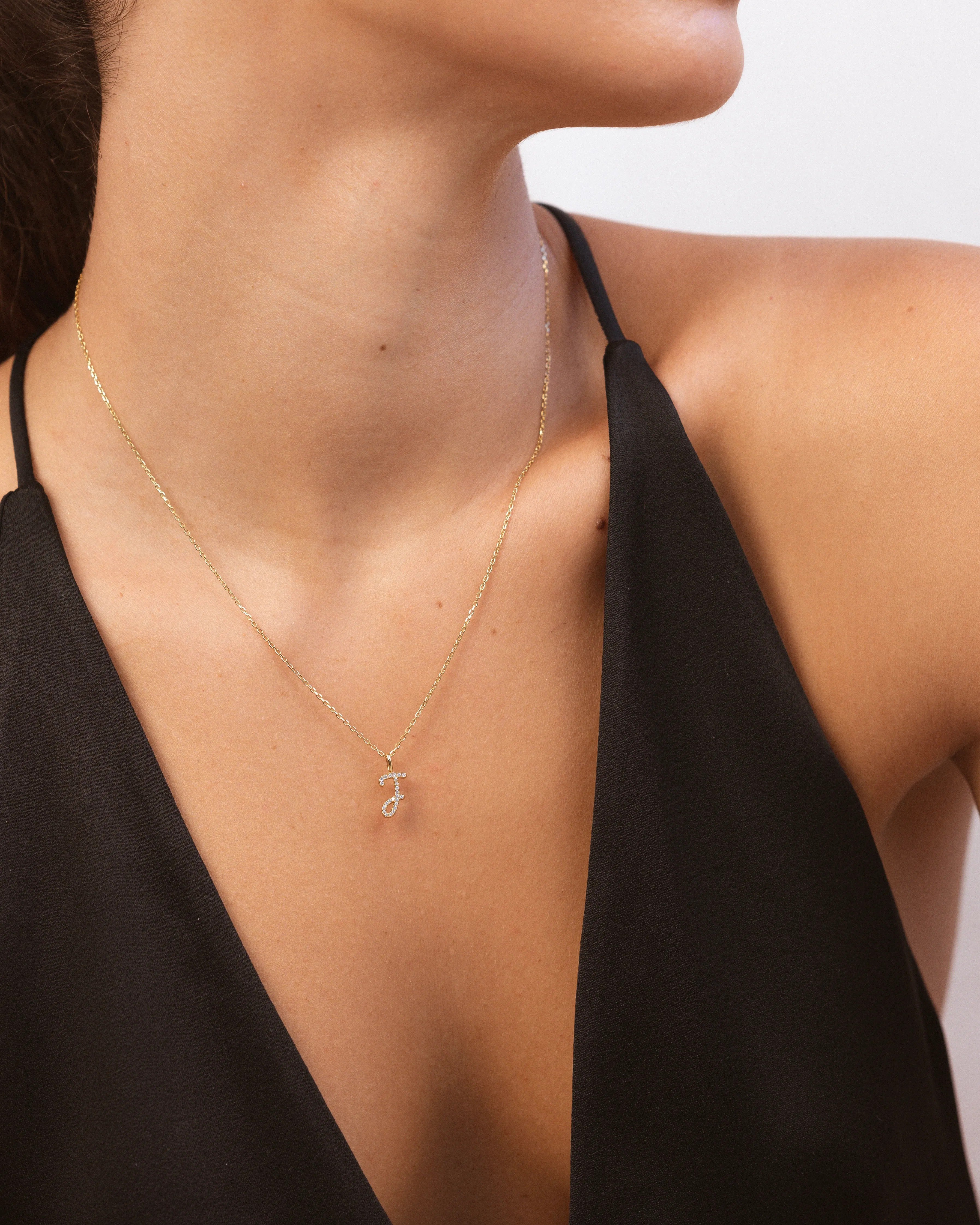 Letter J Necklace