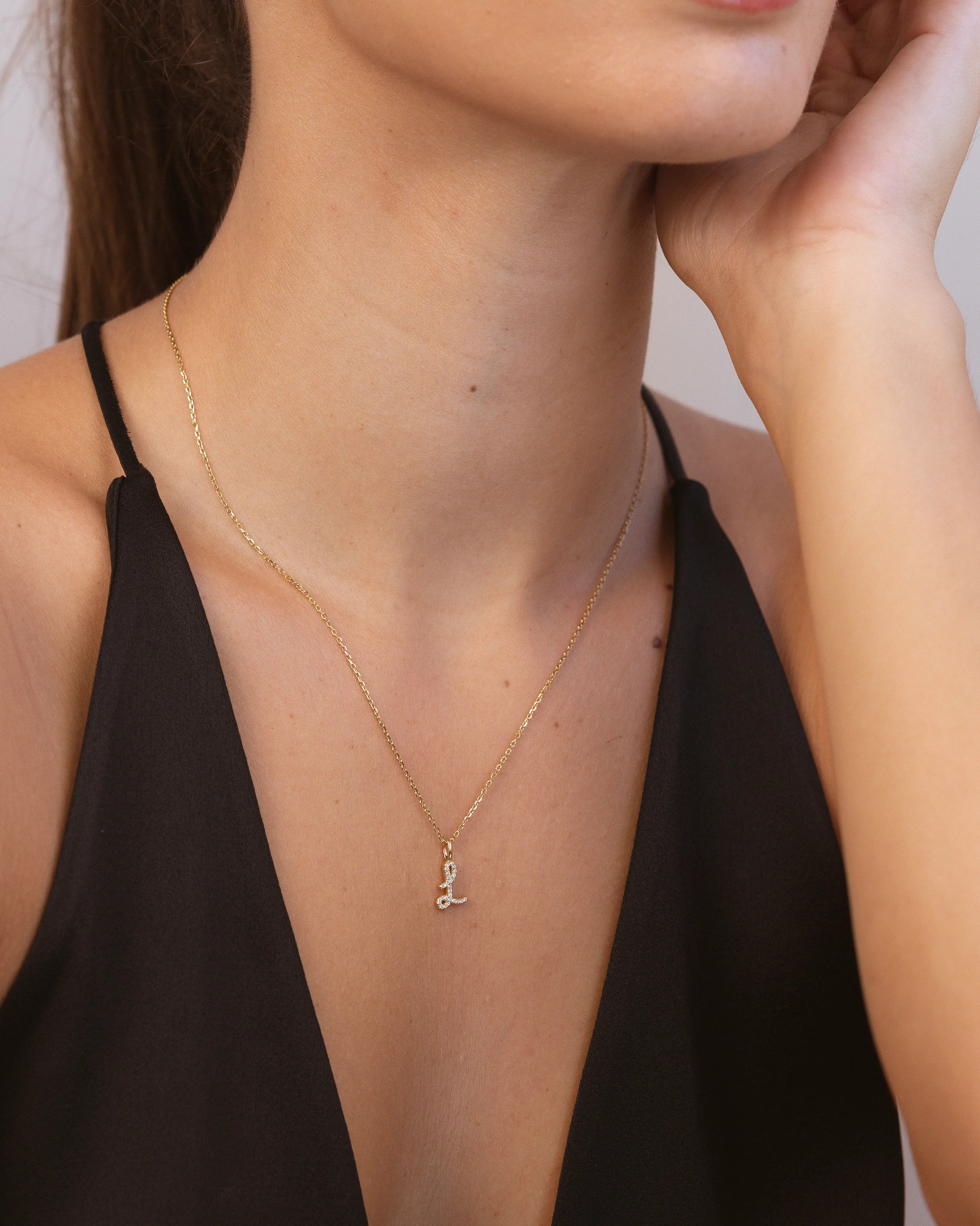 Letter L Necklace
