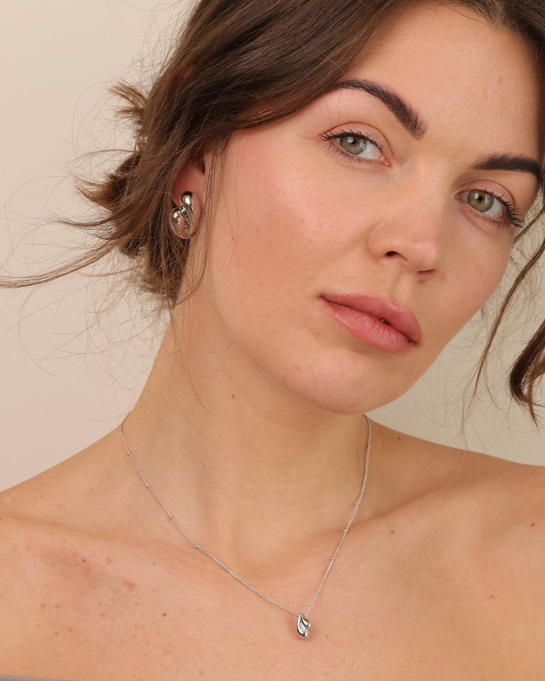 Collar Plateado Marina
