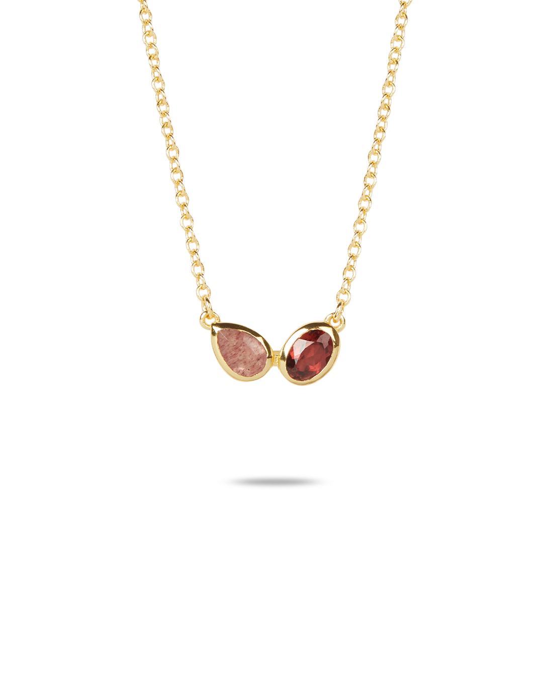 Cora Garnet Necklace