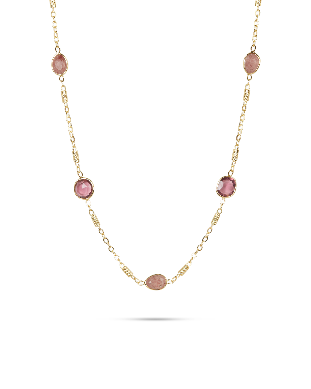 Coralie Rose Quartz Necklace