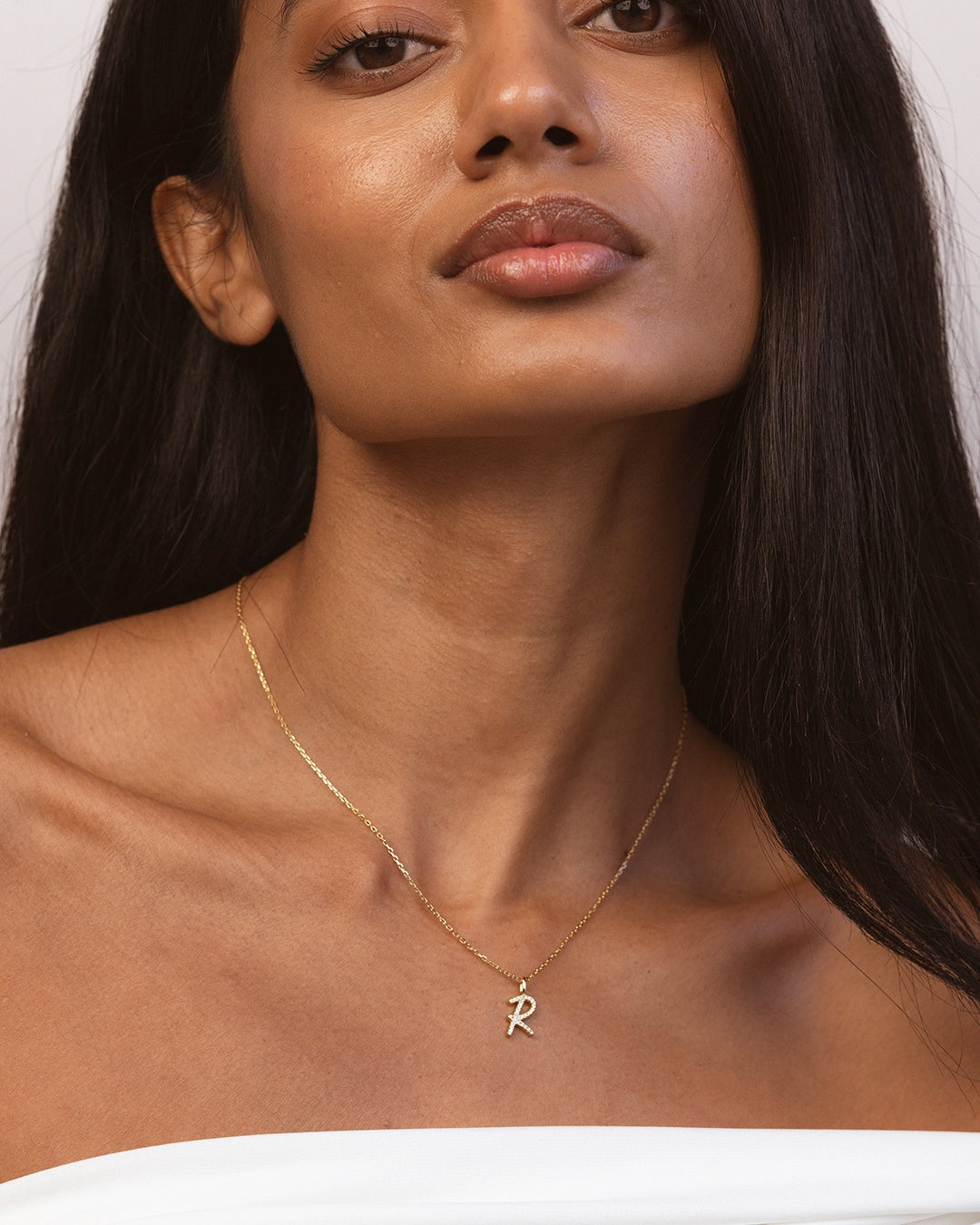Letter R Necklace