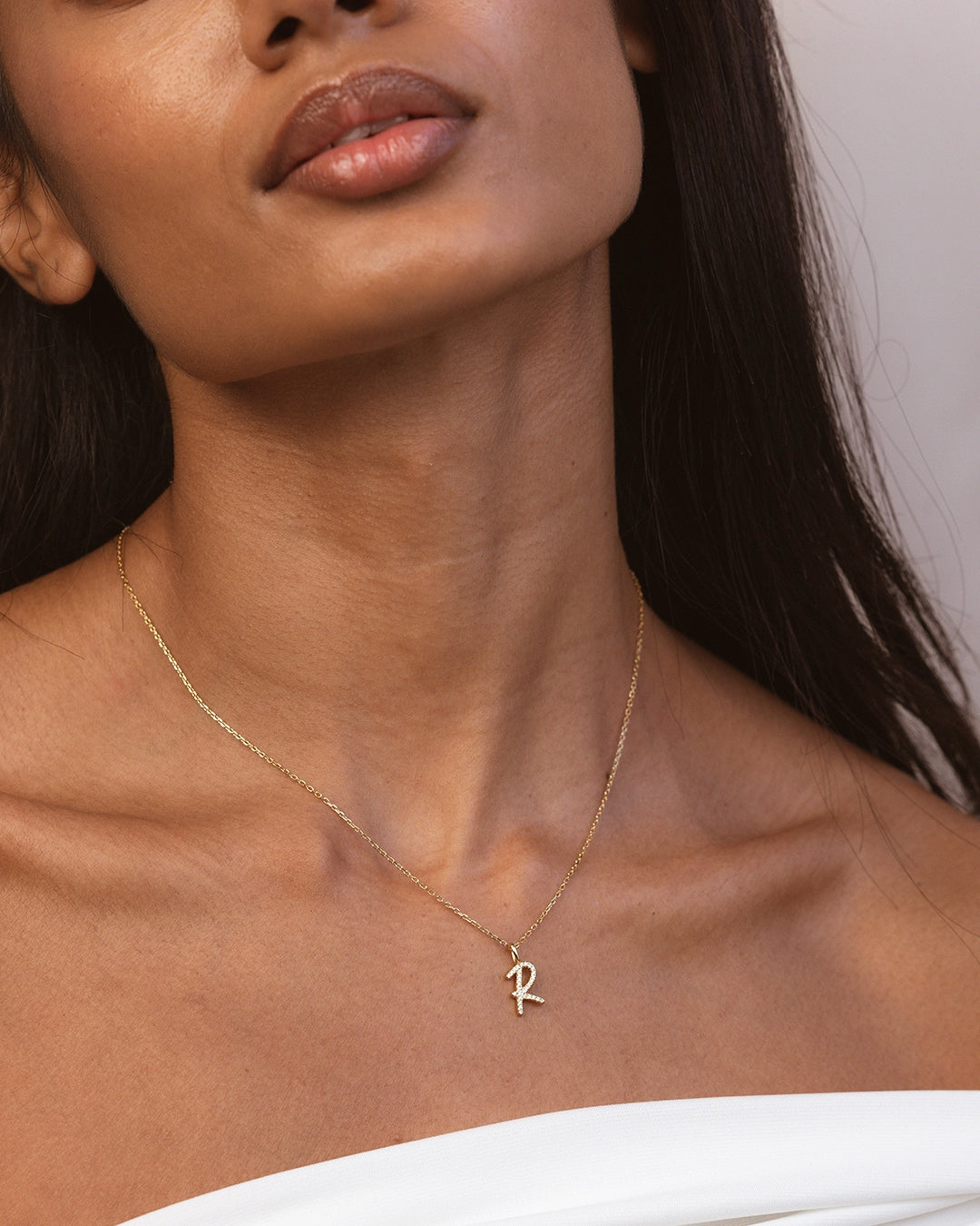 Letter R Necklace