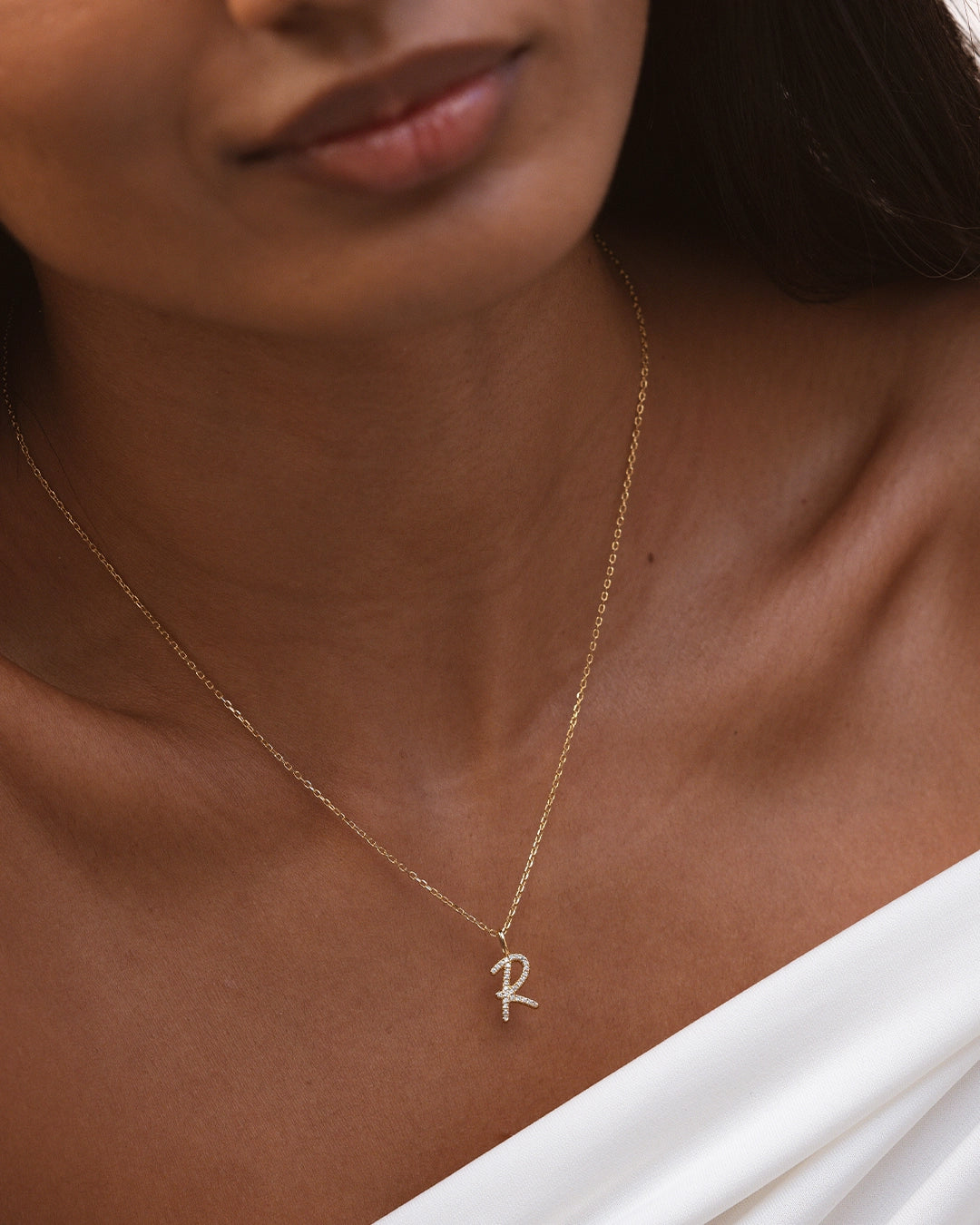 Letter R Necklace