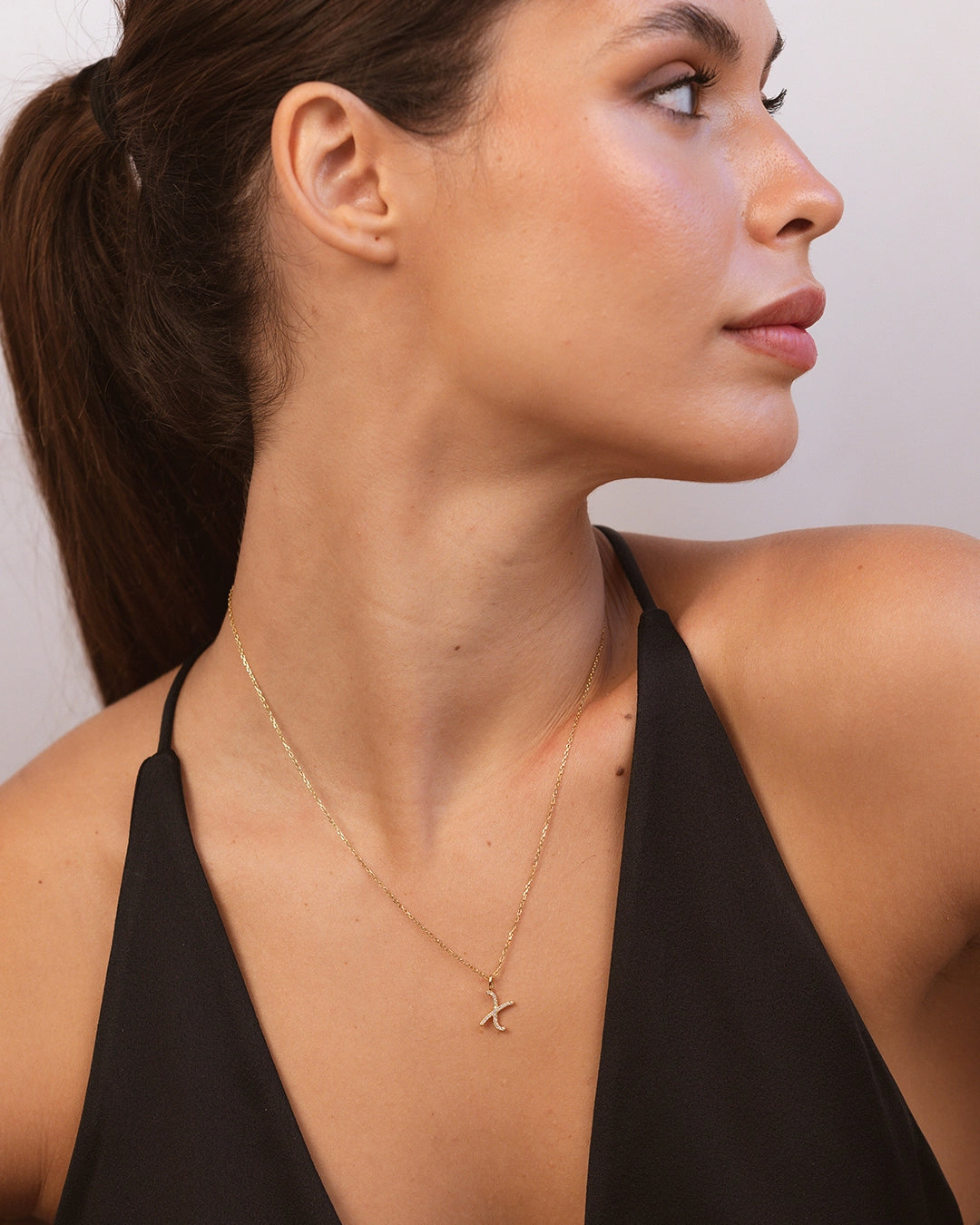 Letter X Necklace