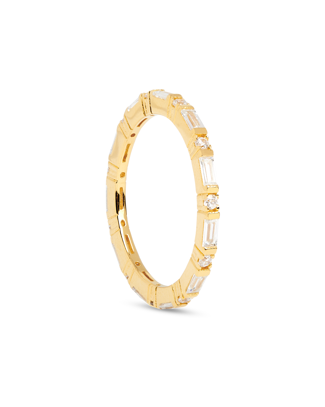 anillo circonitas oro
