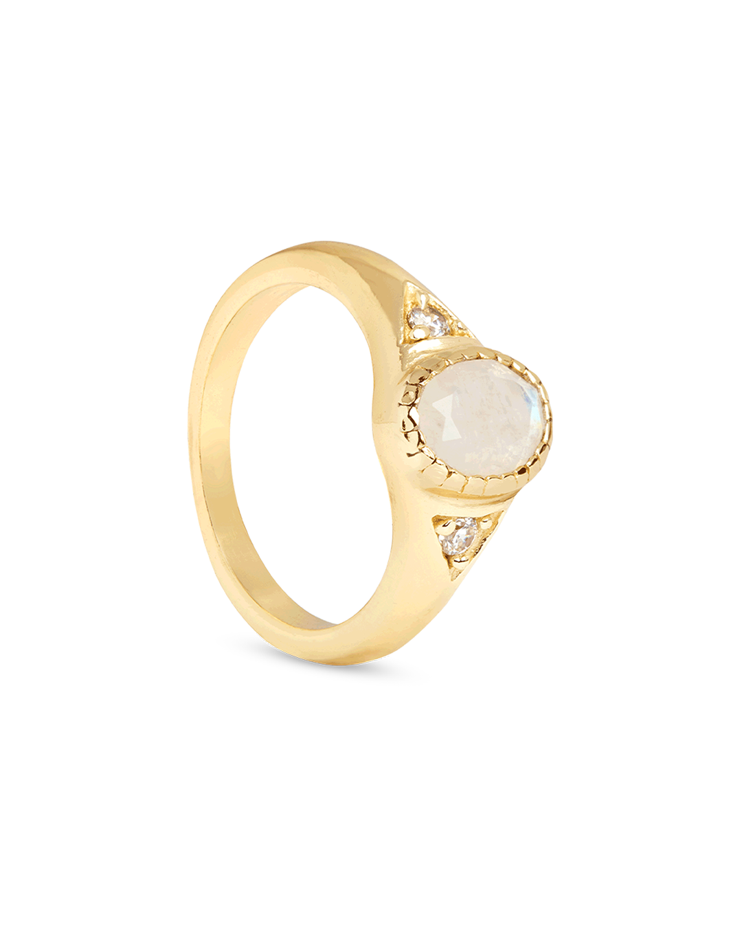 Boho Moonstone Ring