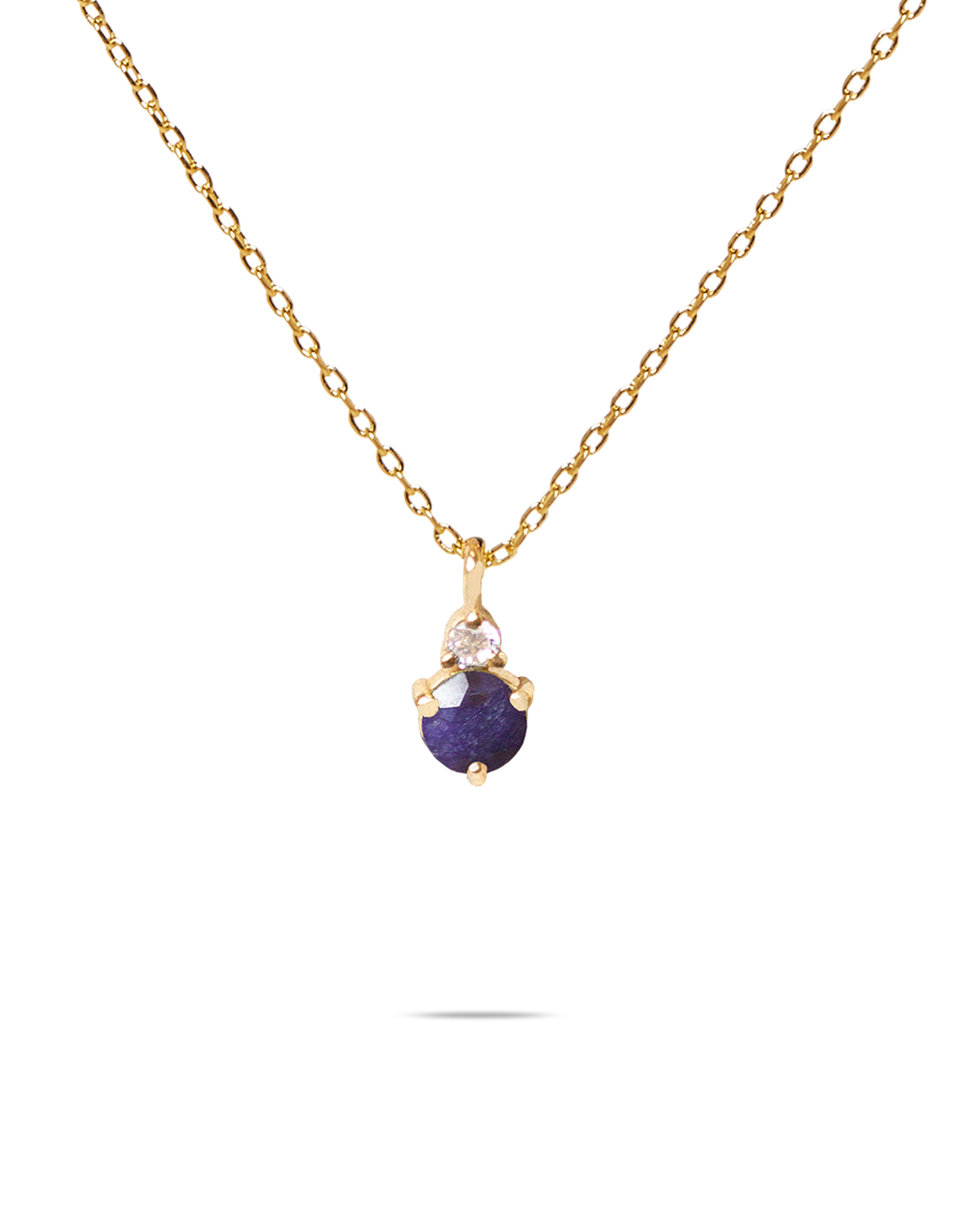 September Birthstone Necklace - Sapphire