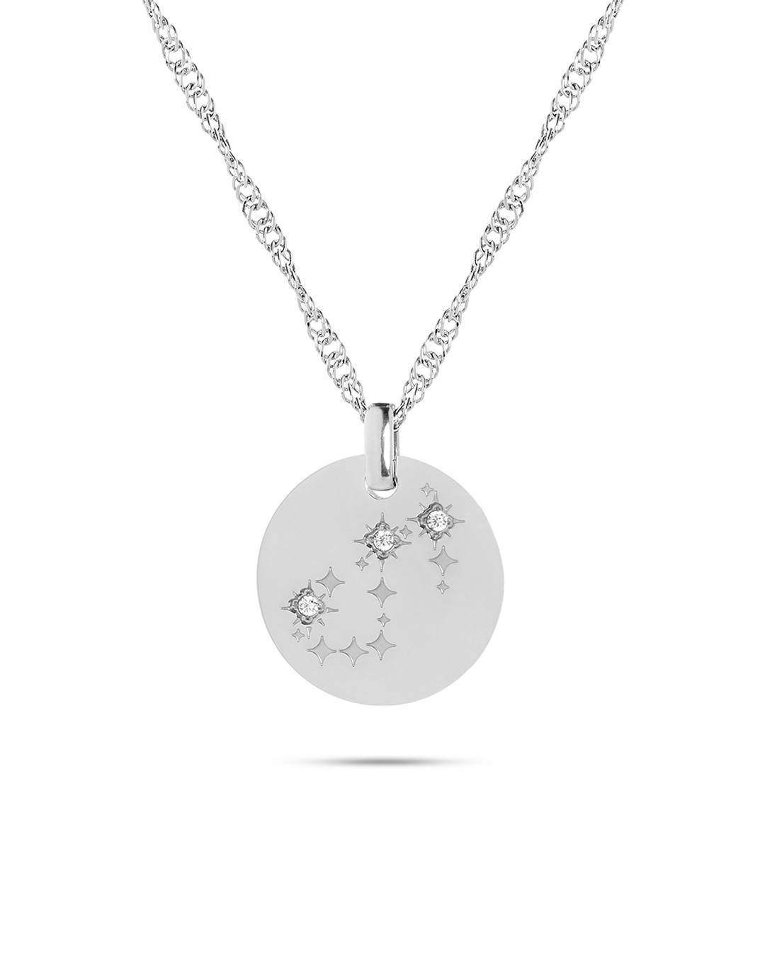 Scorpio Zodiac Silver Necklace