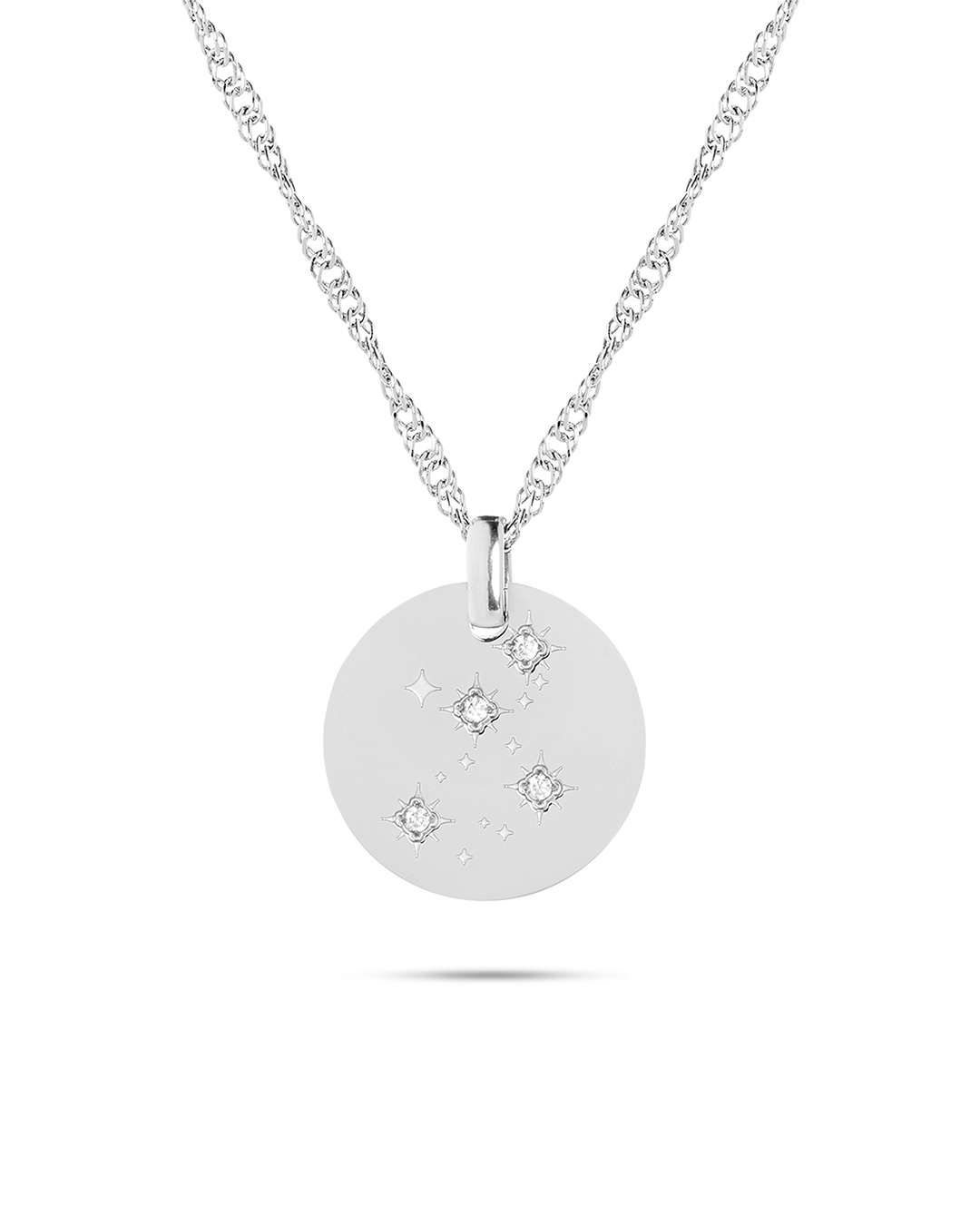 Virgo Zodiac Silver Necklace