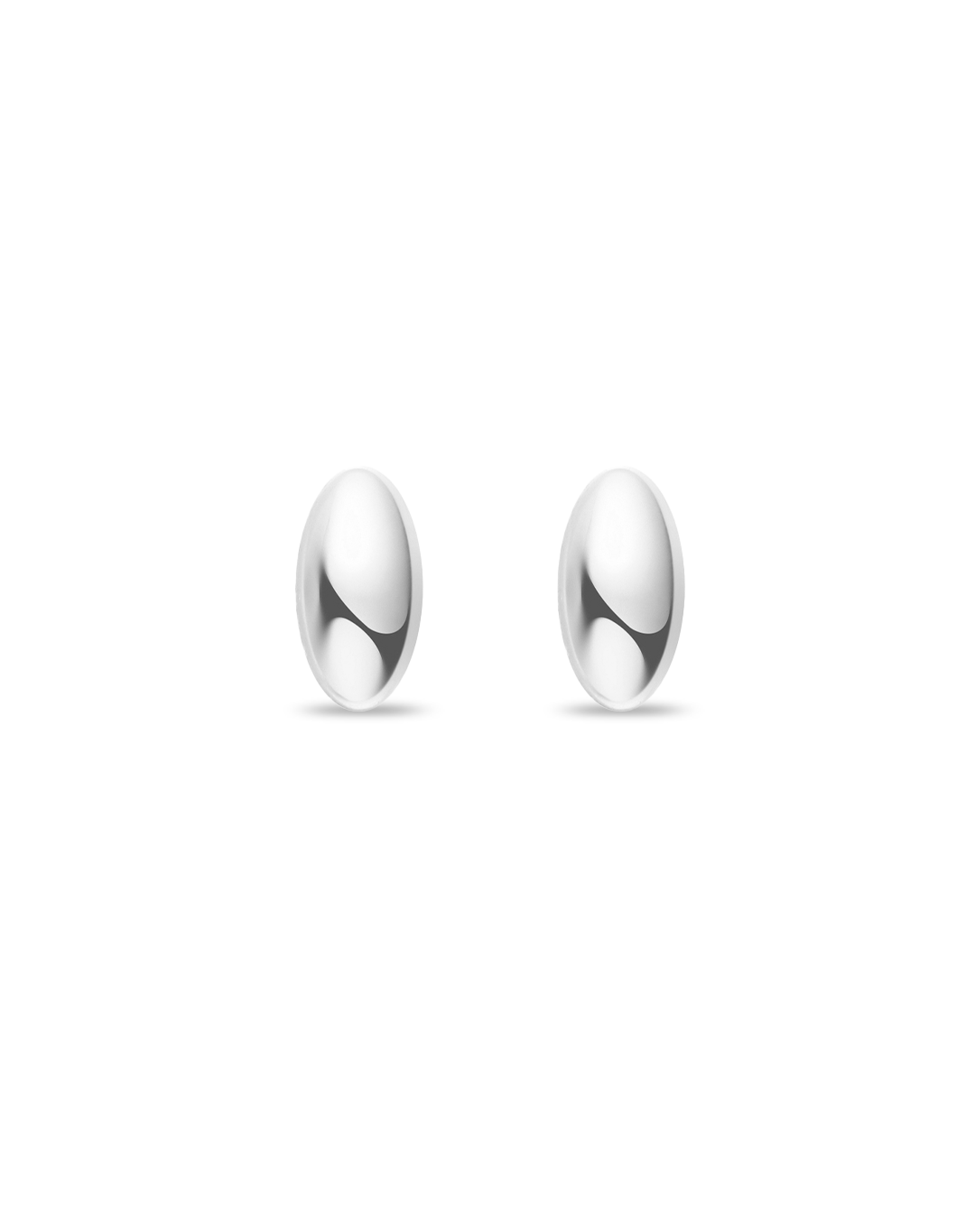 Mini Bullet Silver Earrings