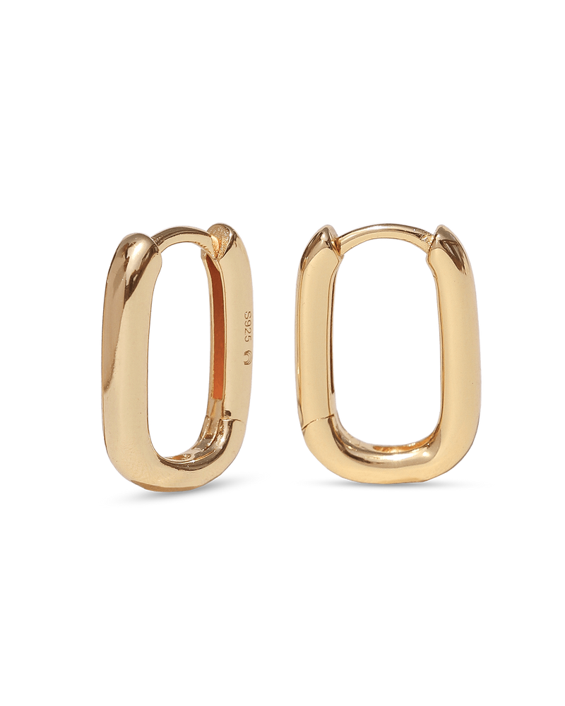 Gold Hoops Charlize Small