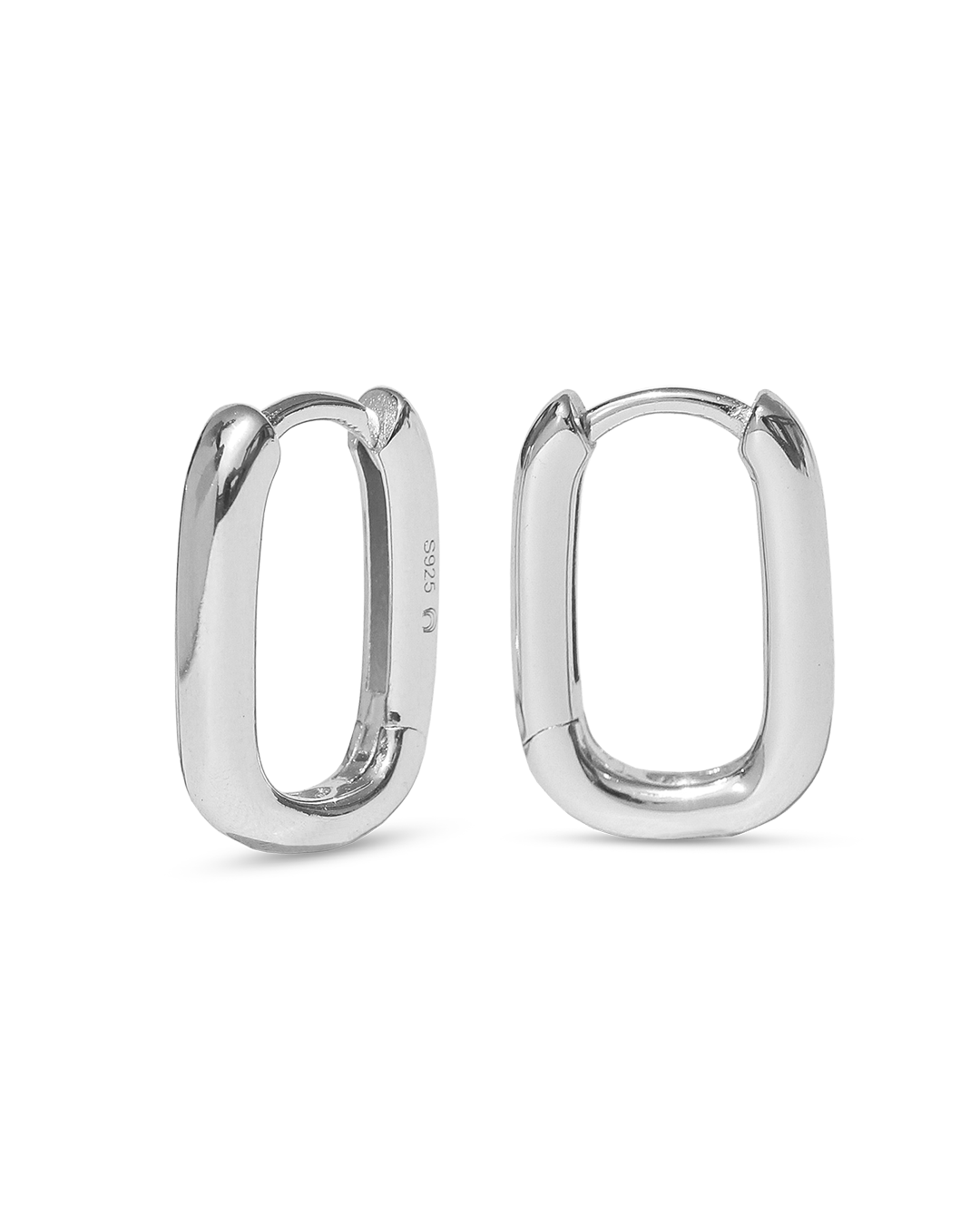 Charlize Small Silver Hoops