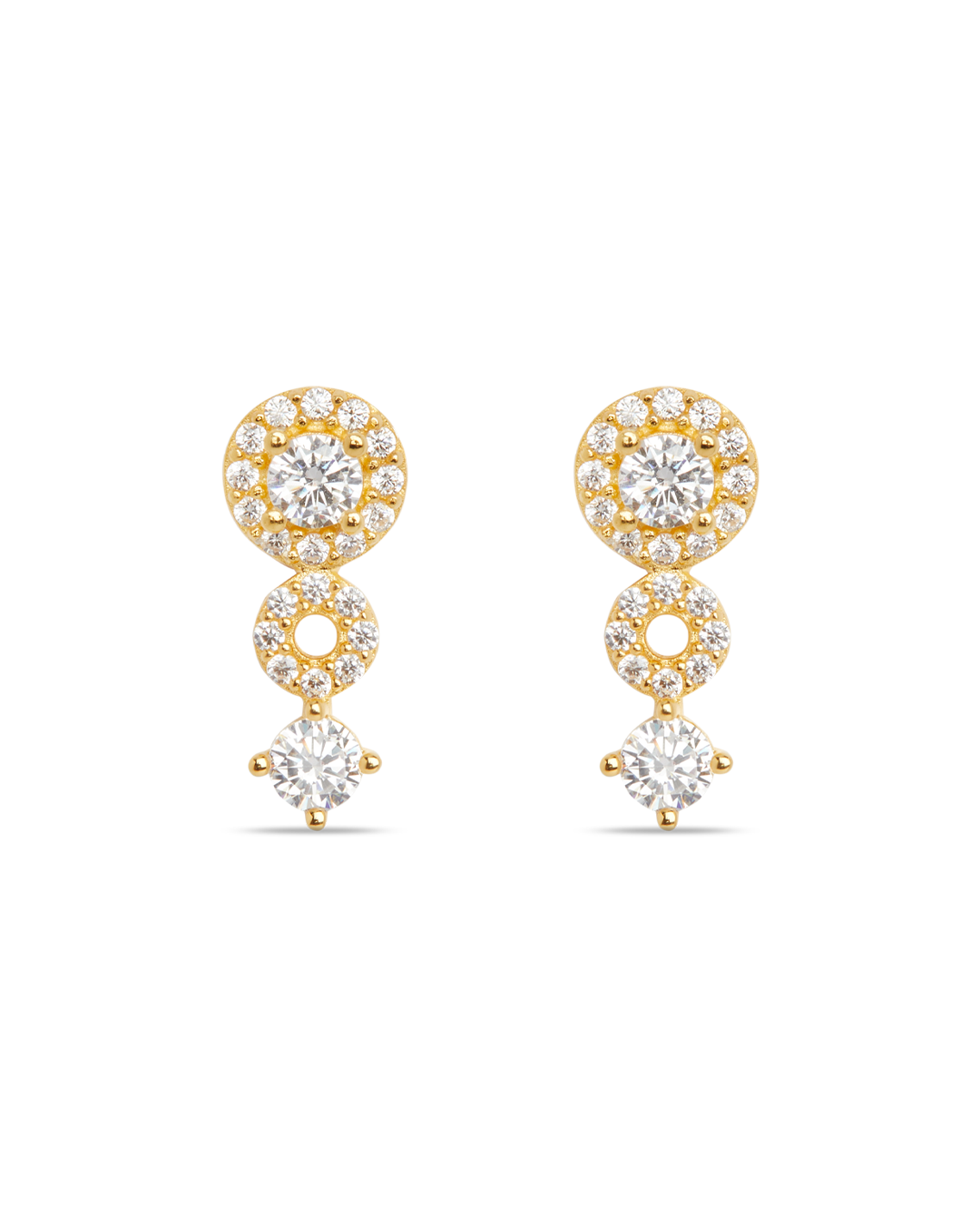 Air Zirconia Earrings