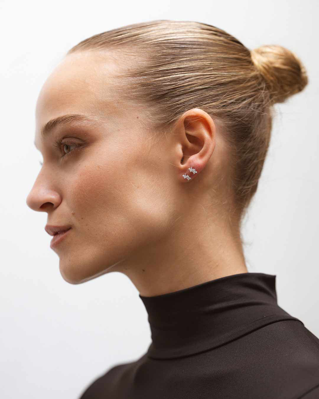 Silver Duo Ear Piercing