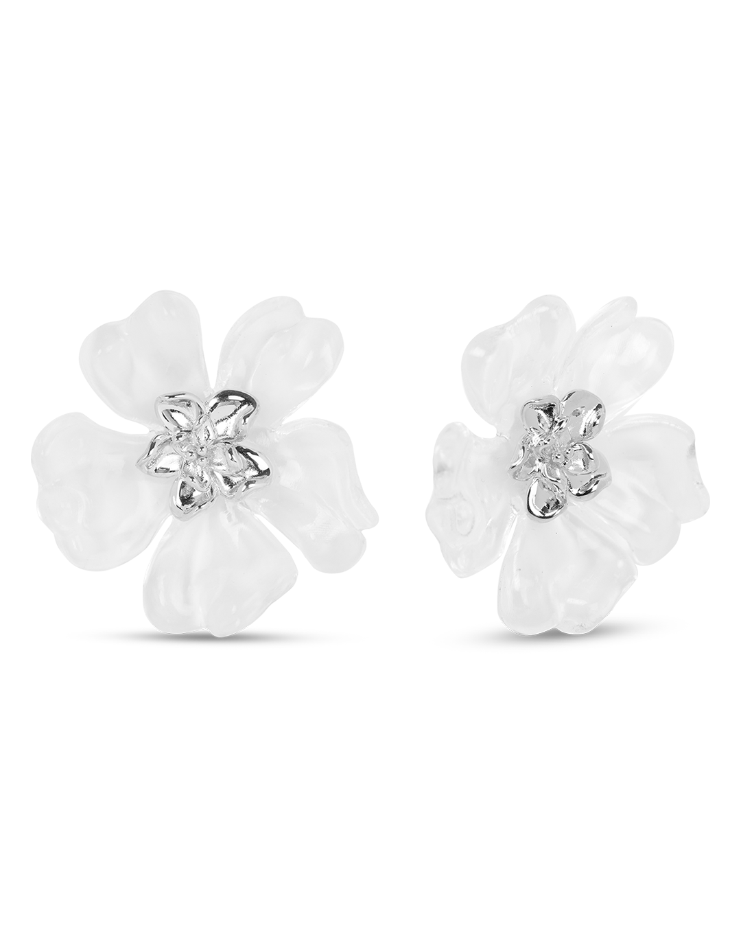 Flora Aware x Murona Silver Earrings