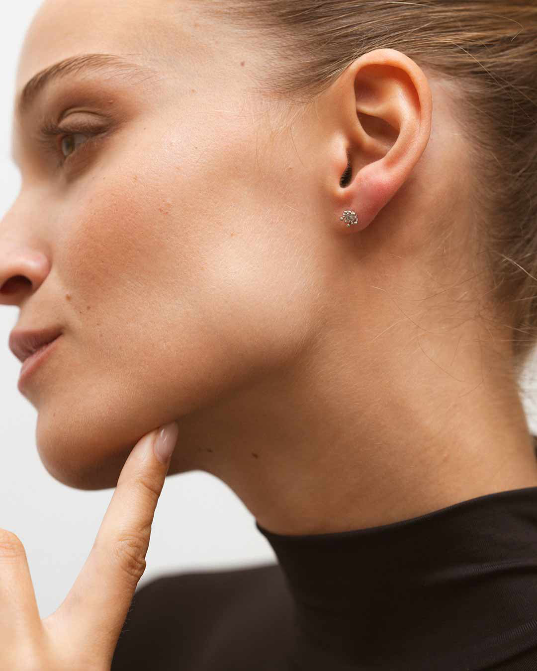 Lava Silver Ear Piercing