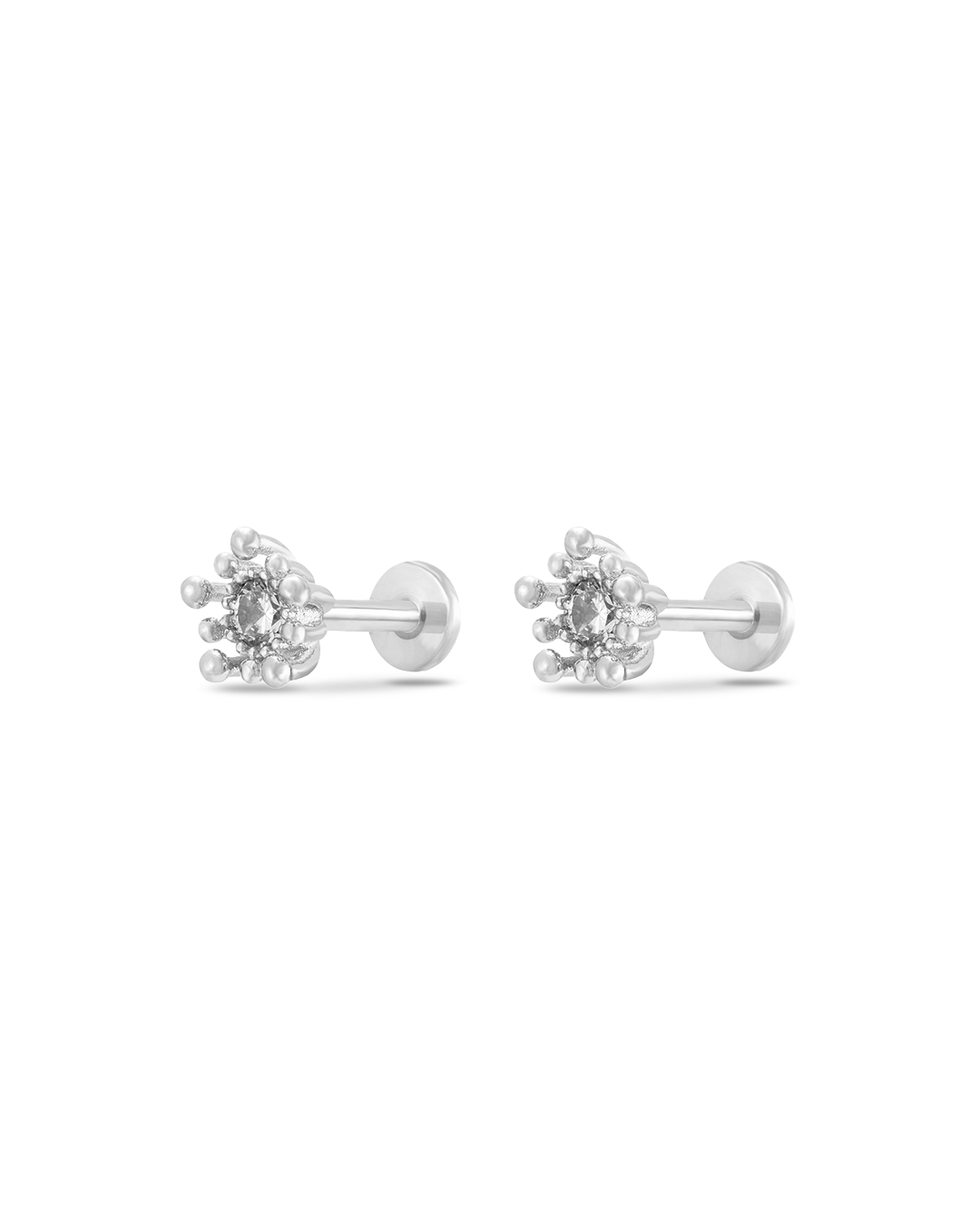 Lava Silver Ear Piercing