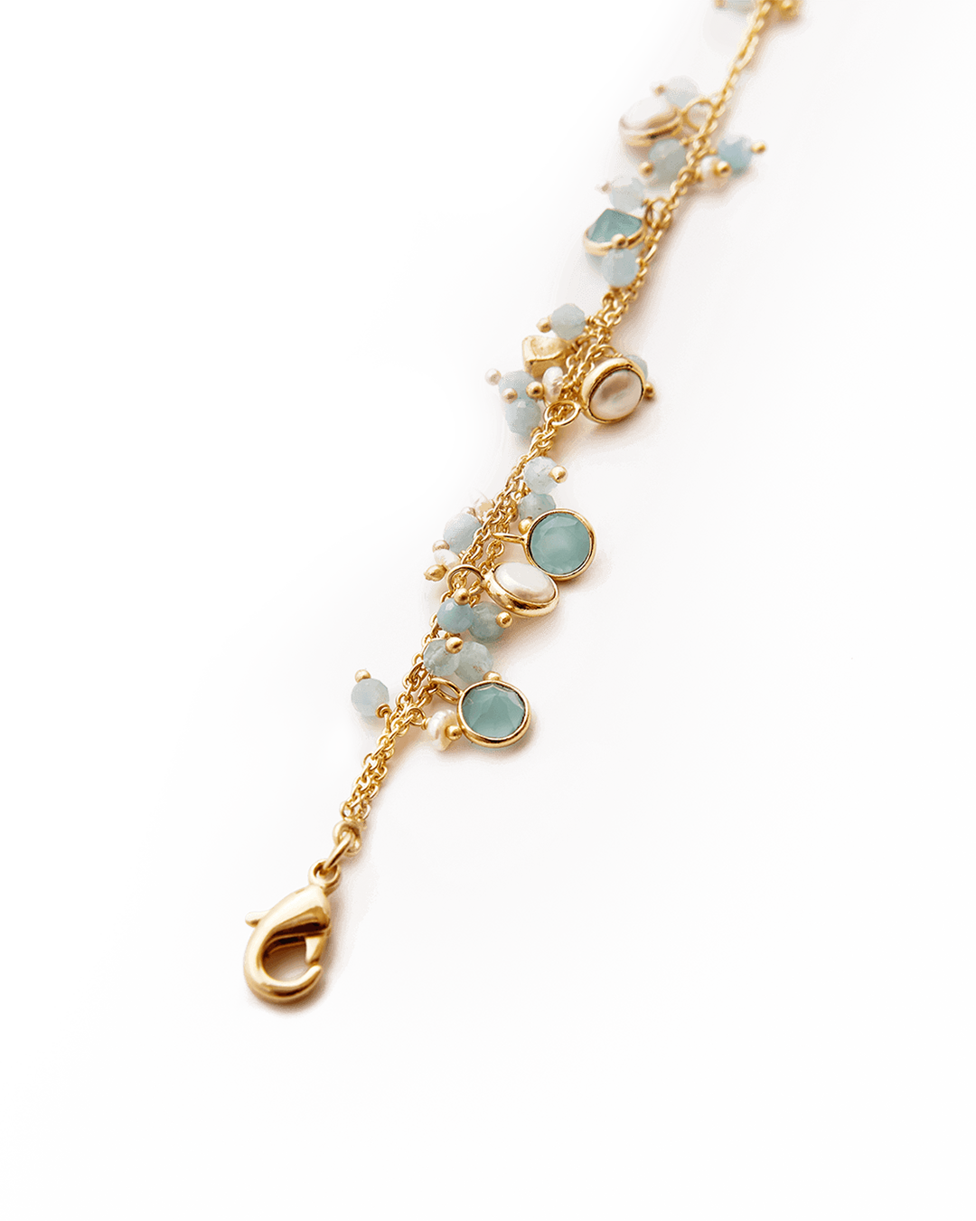 Aquamarine Amulet Bracelet