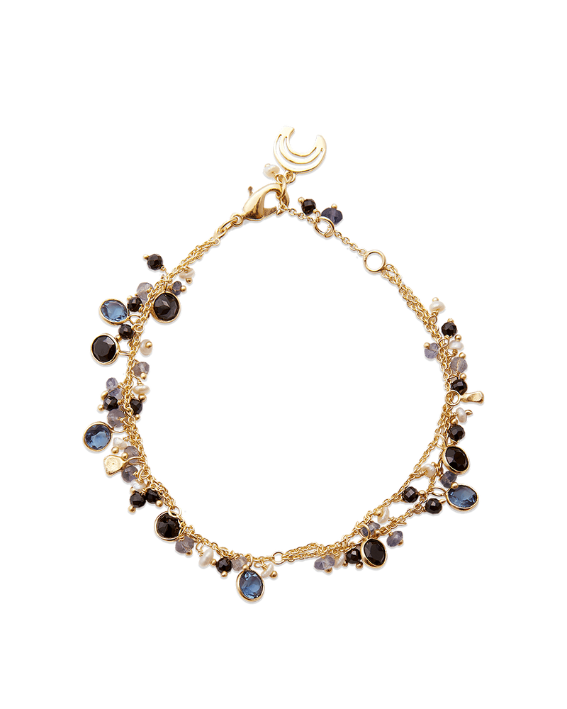 Pulsera Espinela Negra Amulet