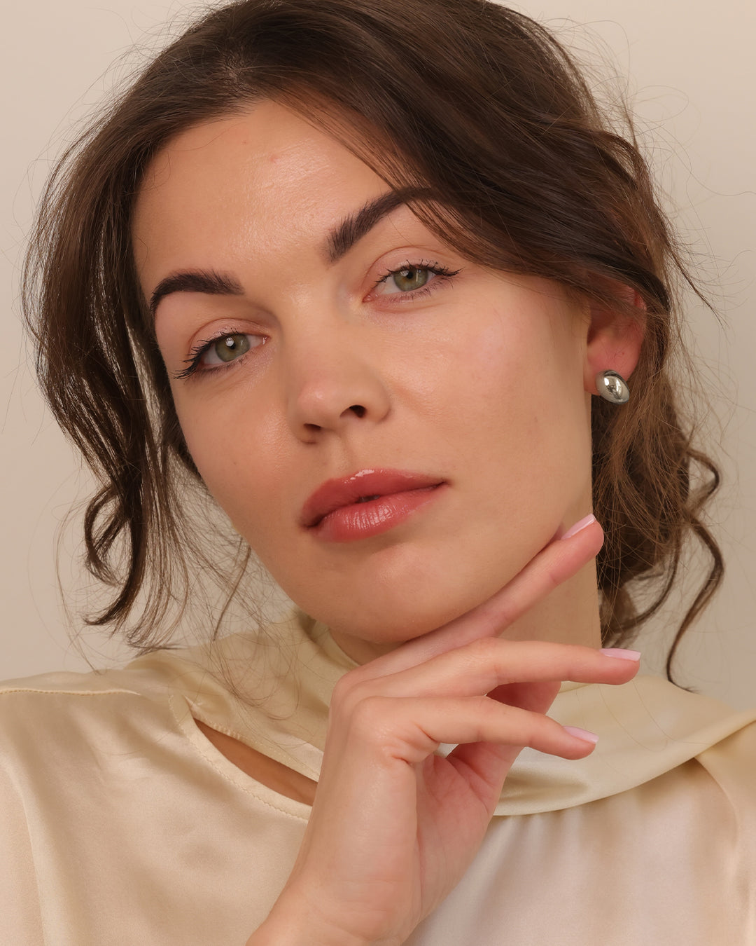 Silver Drop Earrings
