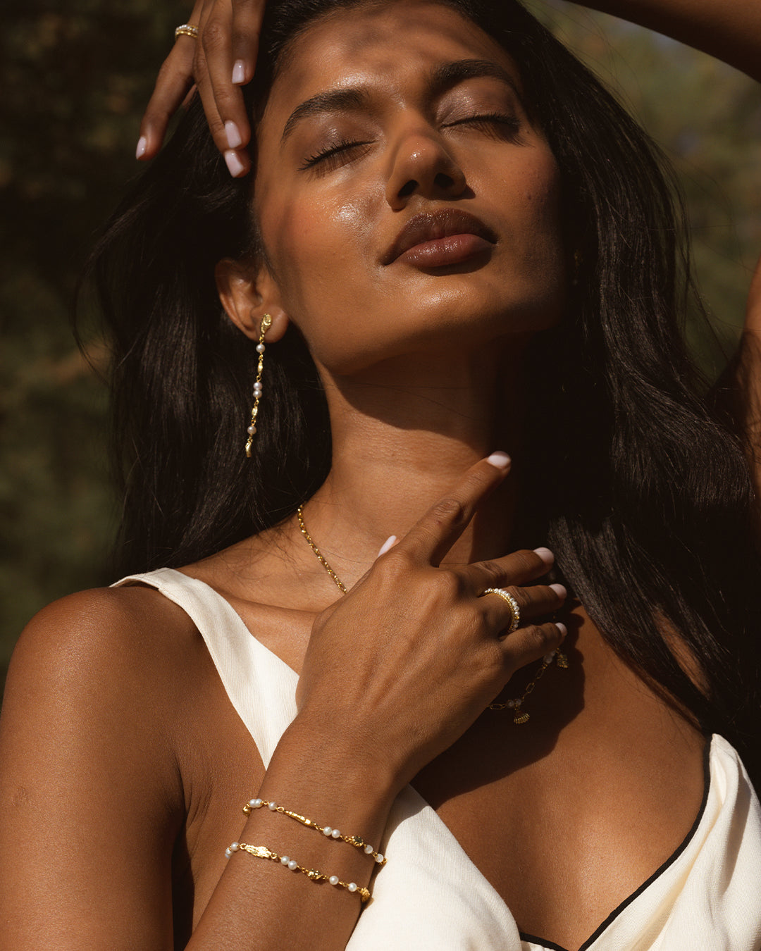 Shezana Long Earrings