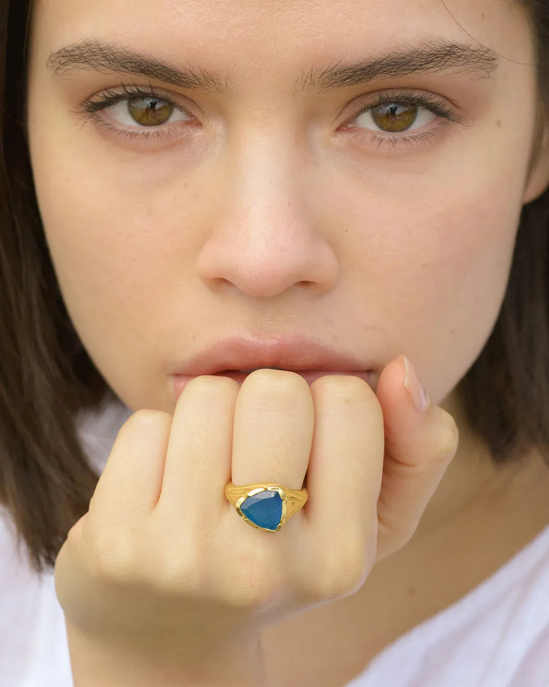 Tide Blue Jade Ring
