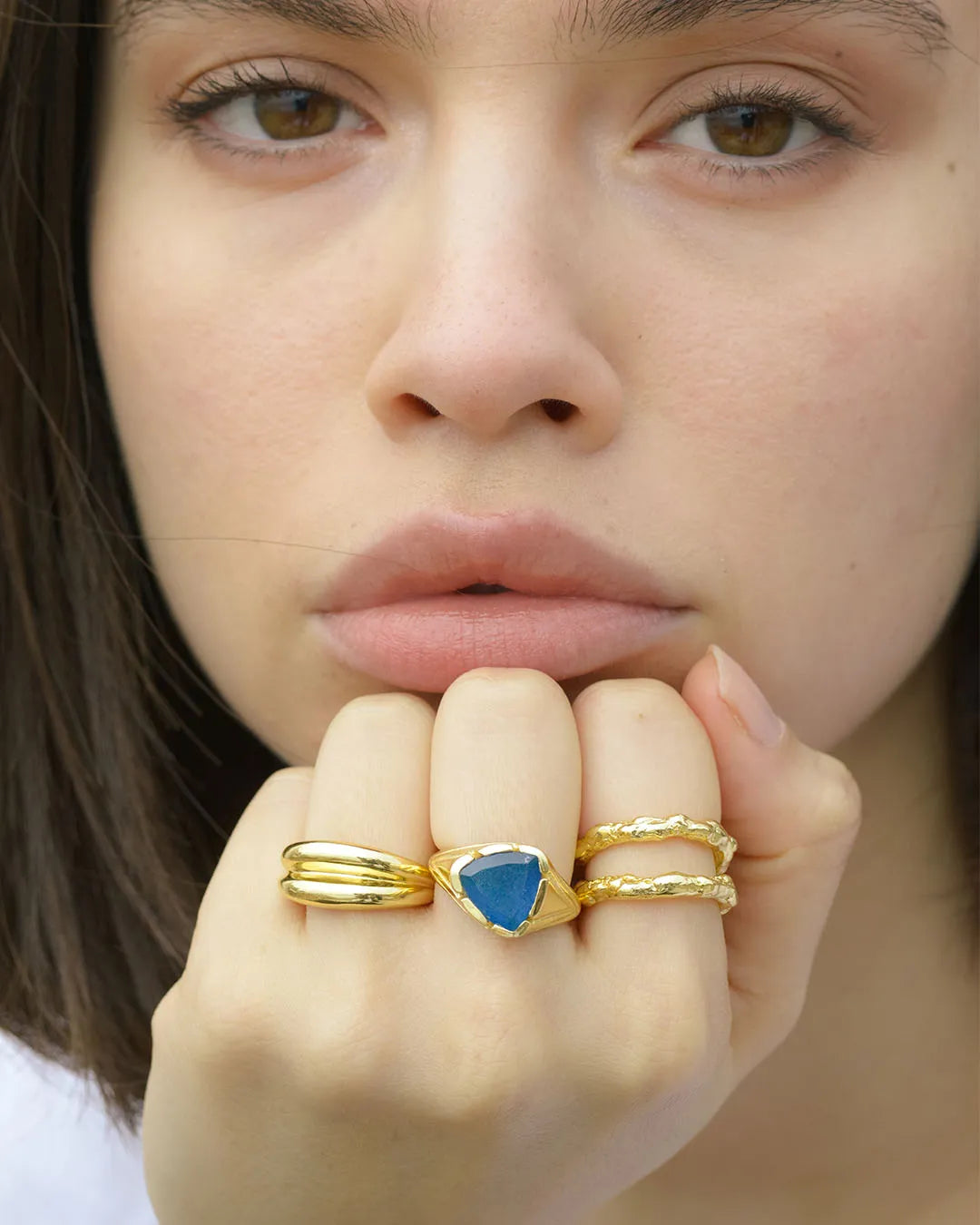 Anillo Jade Azul Marea