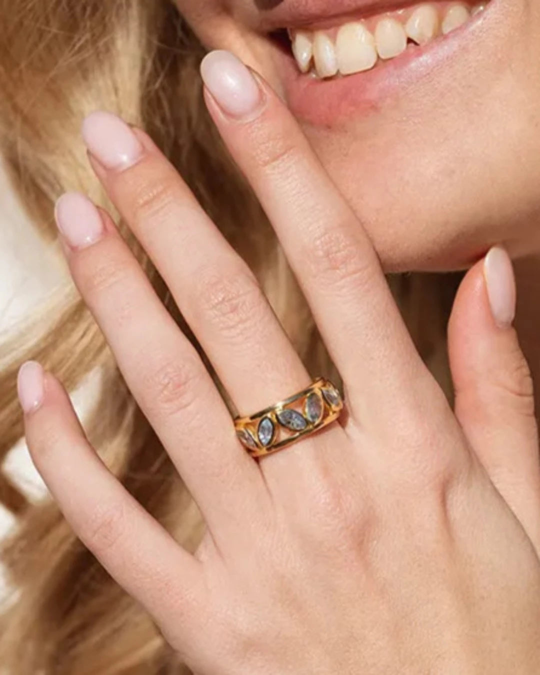 Papua Blue Topaz Ring