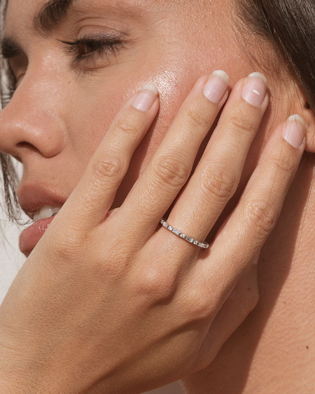 Silver Zircon Breeze Ring
