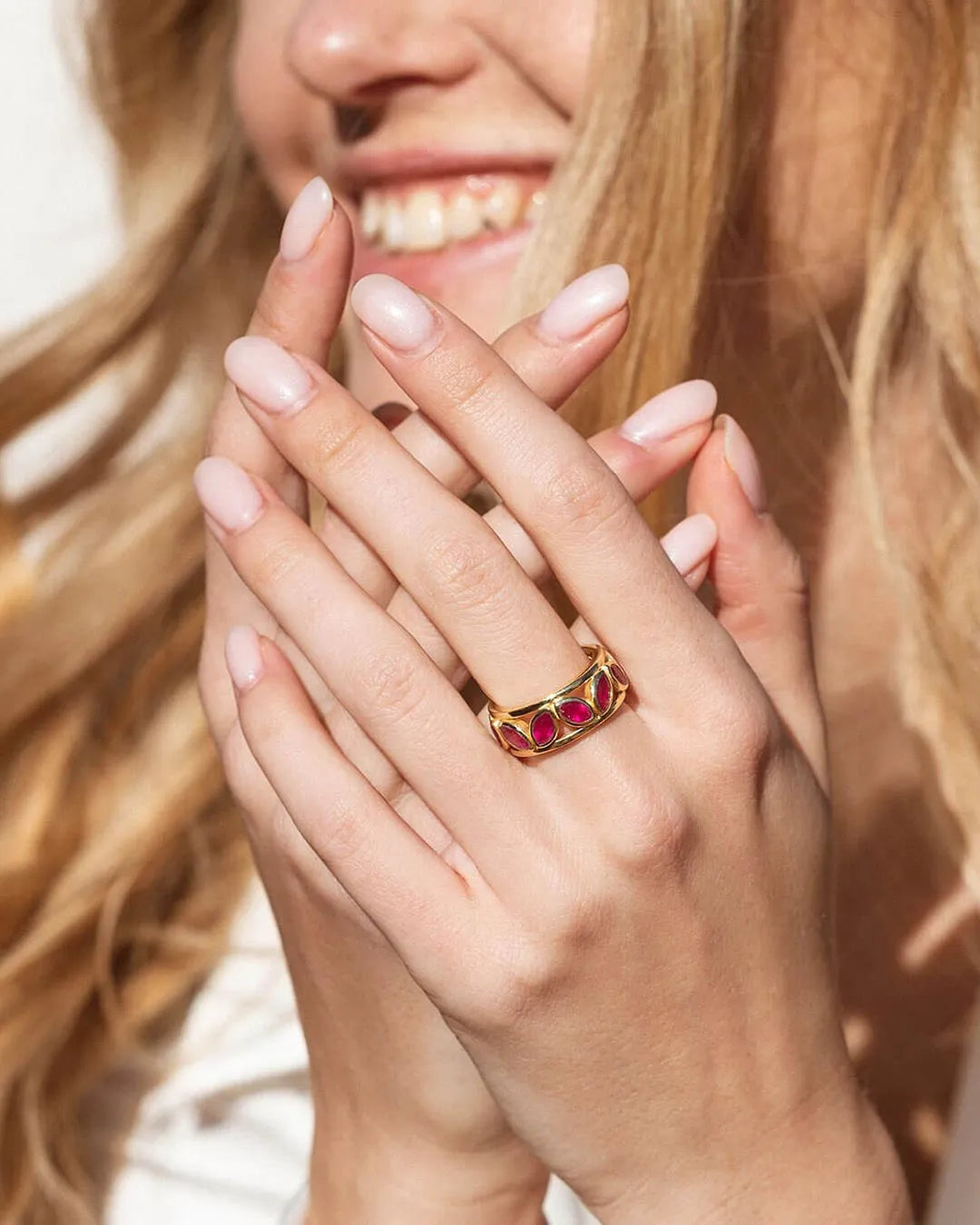 Papua Pink Tourmaline Ring