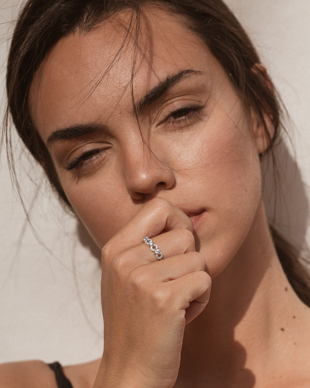Breeze Zirconia Silver Ring