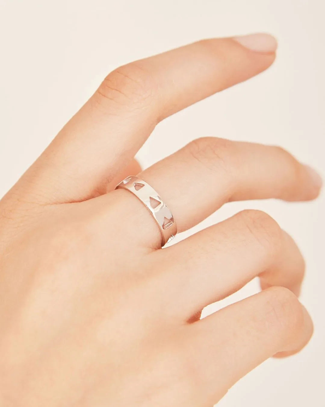 Anillo Plata Flechas Follow
