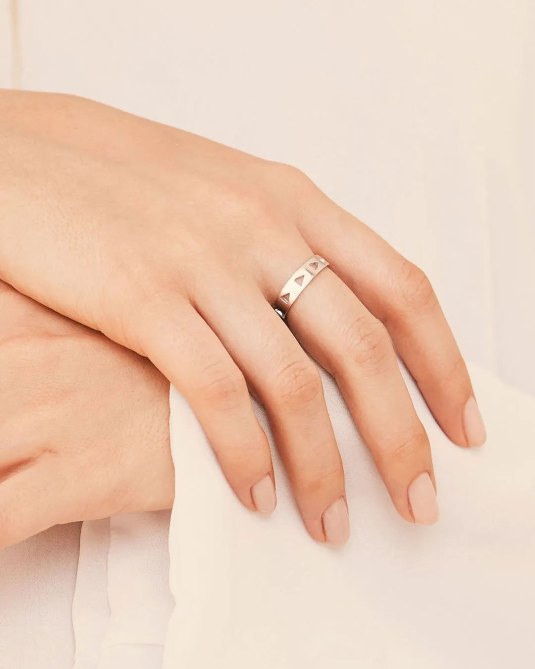 Anillo Plata Flechas Follow