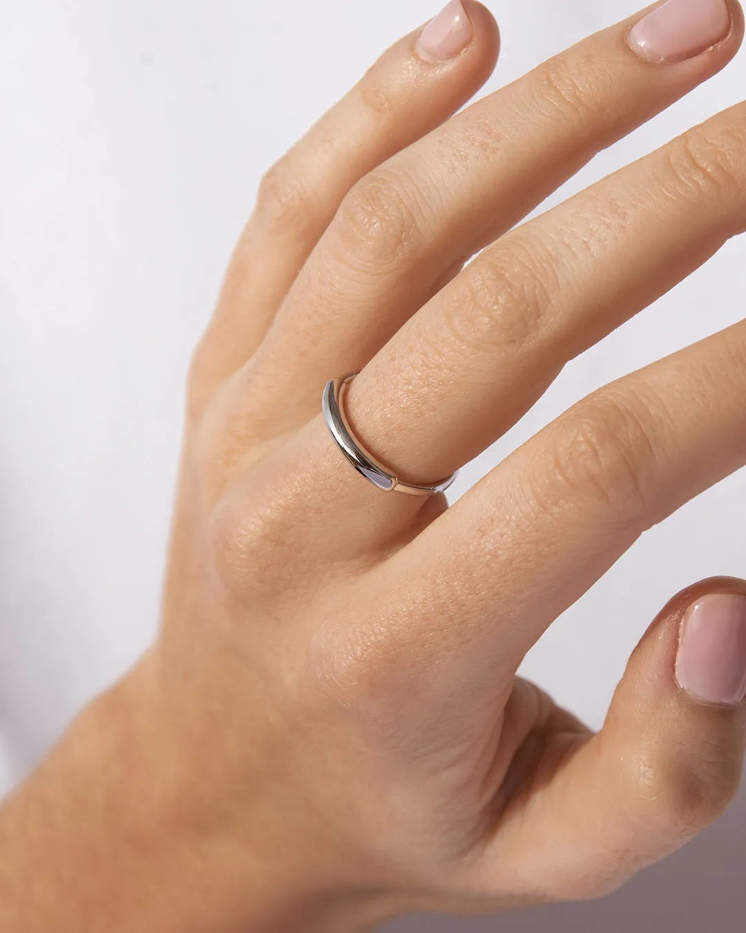 Anillo Plata Liso Skin