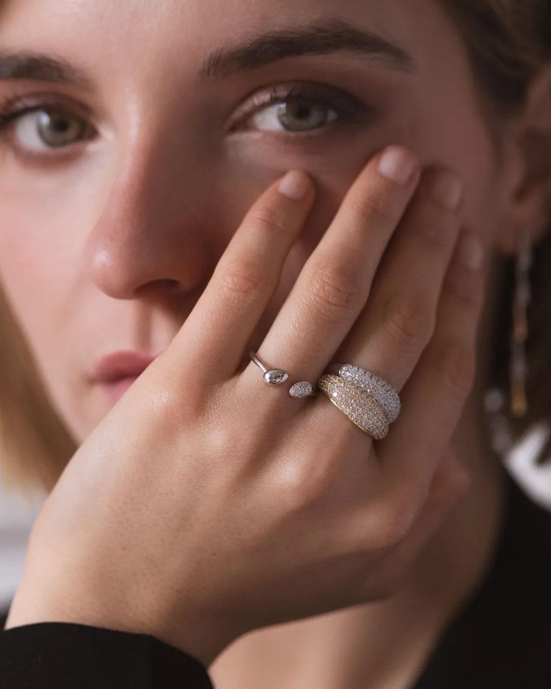 Anillo Plateado Sonnette