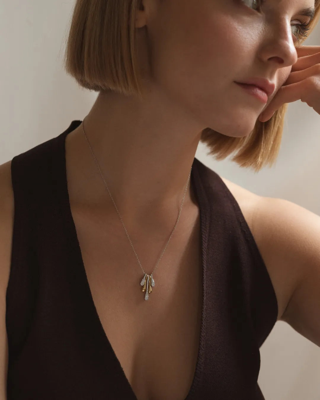 Sonnette Tears Necklace
