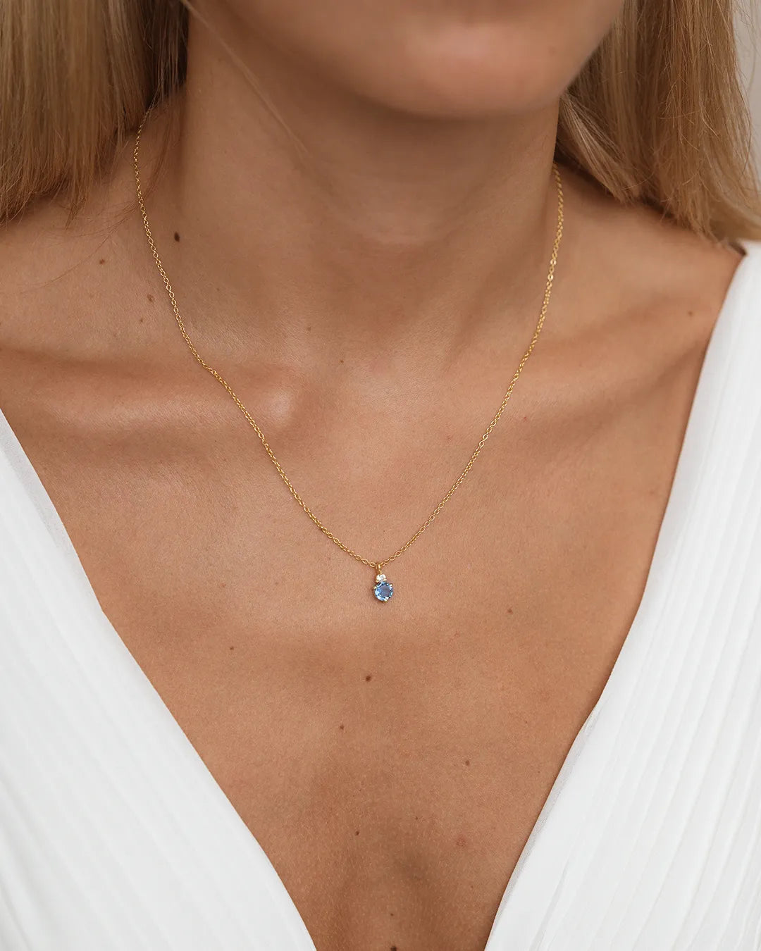 December Birthstone Necklace - Tanzanite