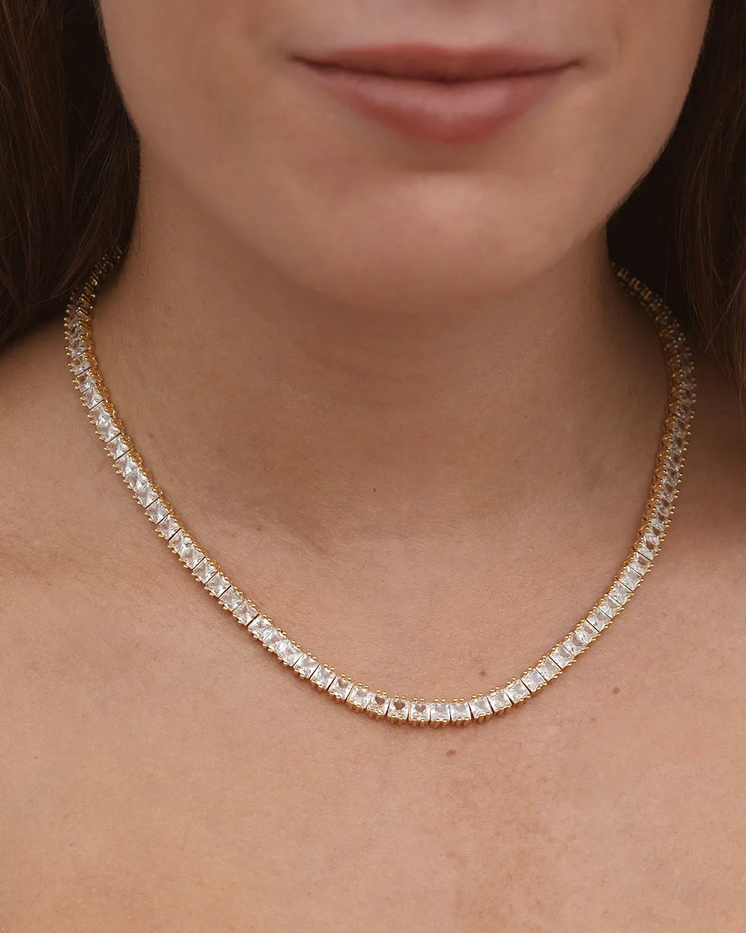 Light Tennis Necklace