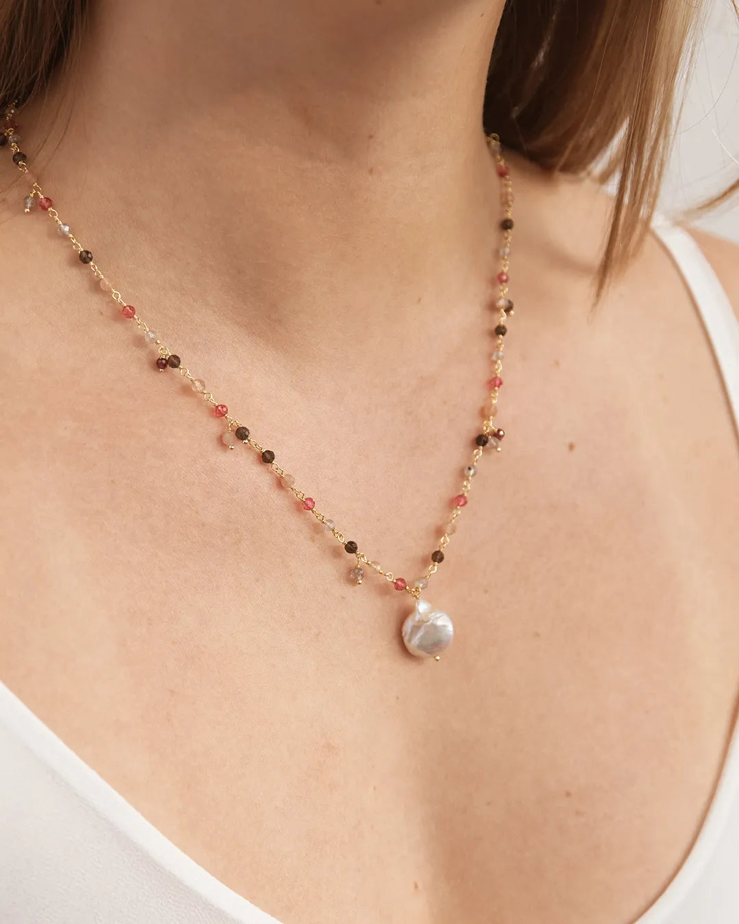 Collar Rosa Pearl